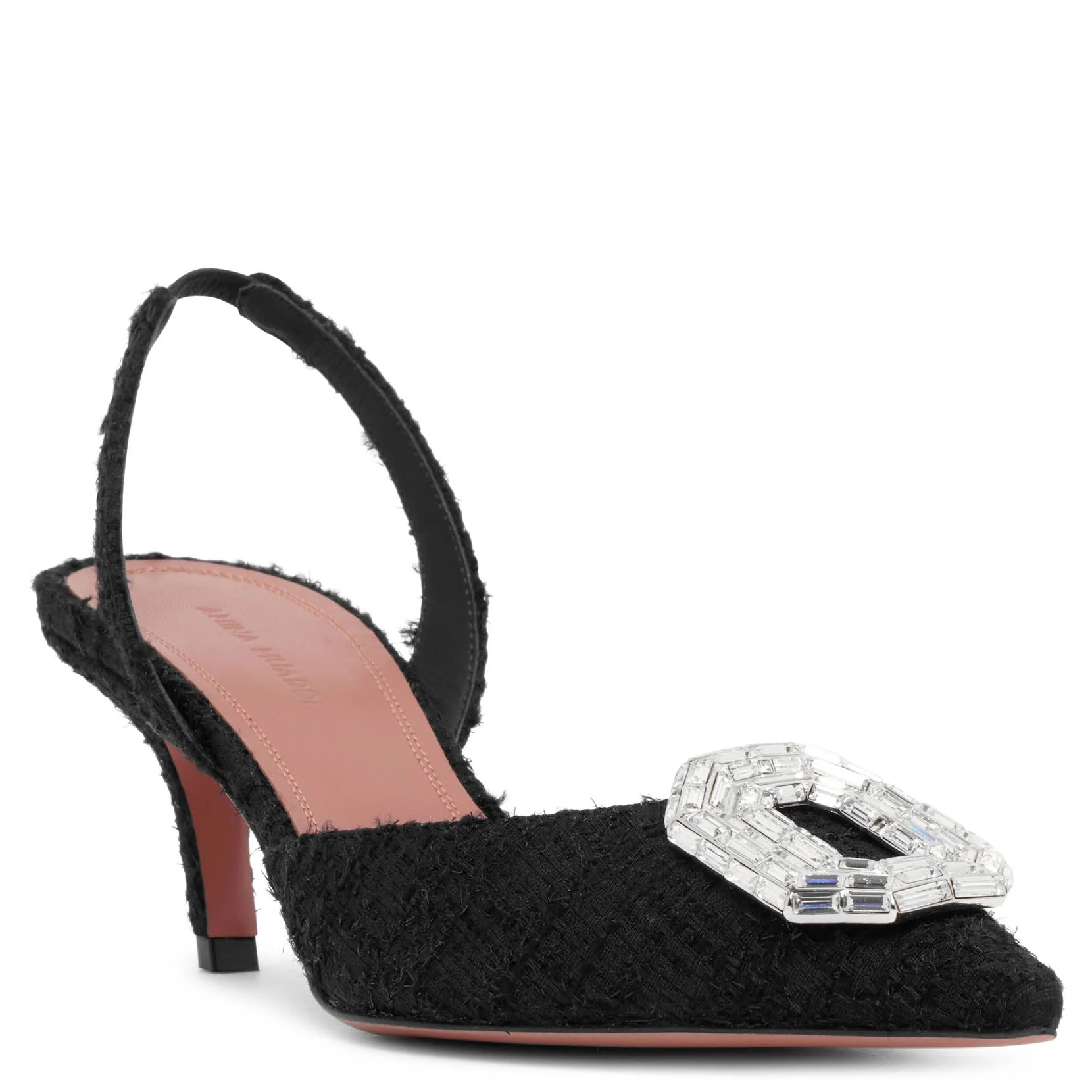 Camelia sling 60 black tweed pumps - Image 3