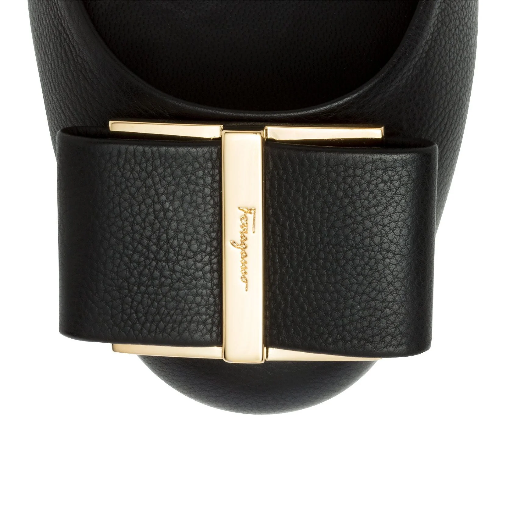 Capua 55 black calf flower heel pumps - Image 4