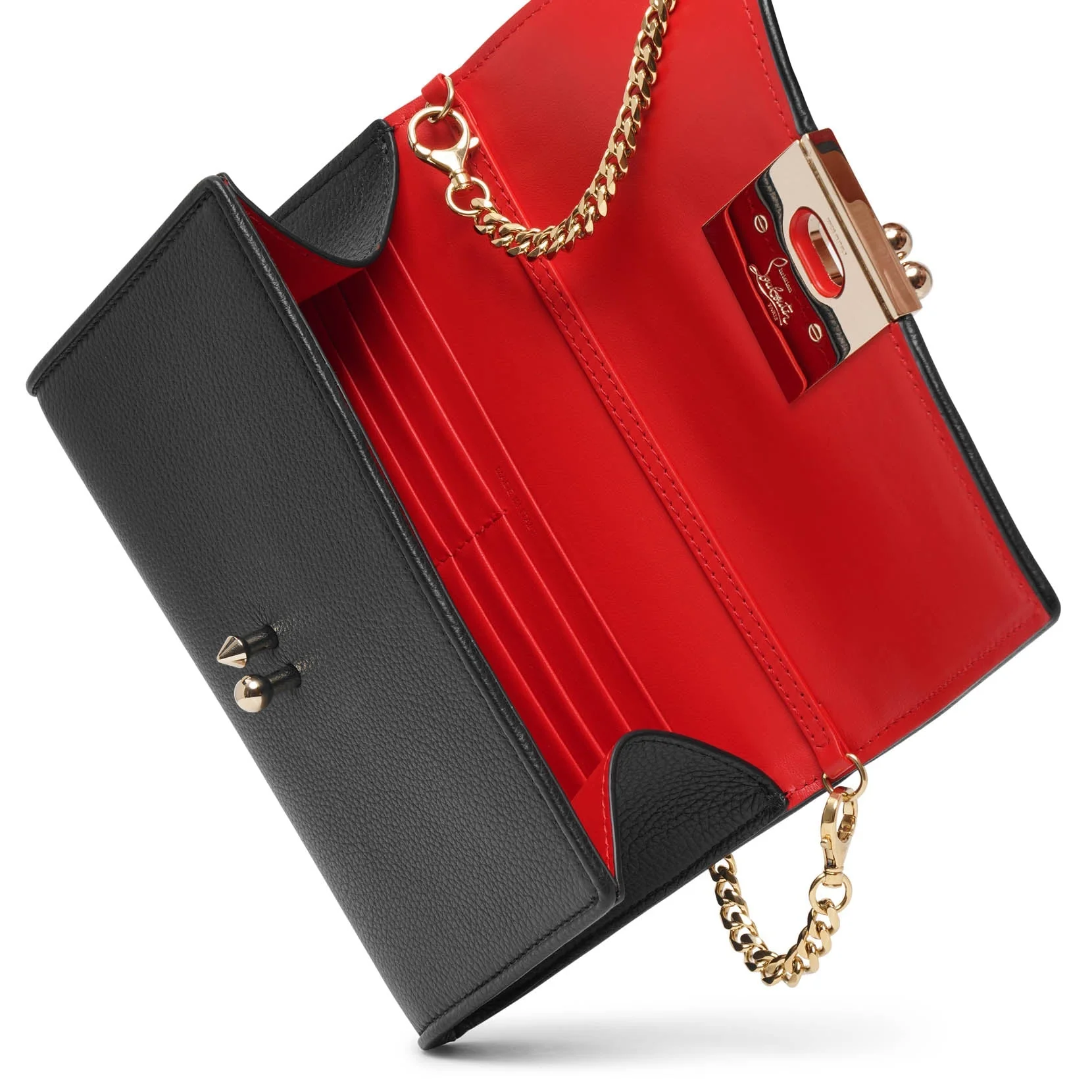 Carasky black leather clutch - Image 5