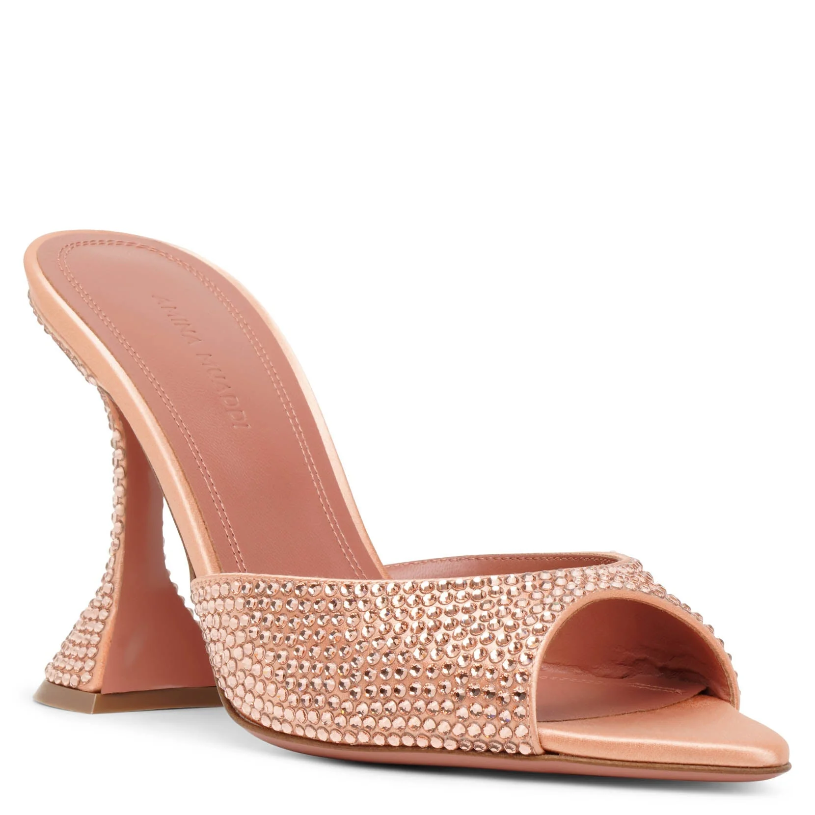 Caroline 95 peach crystal mules - Image 3