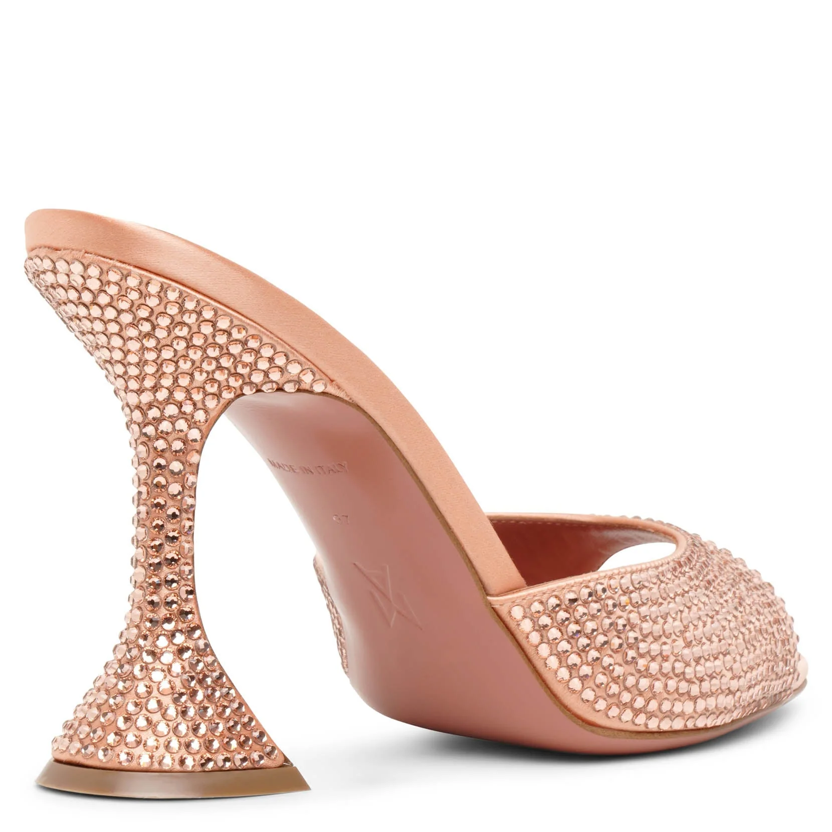 Caroline 95 peach crystal mules - Image 4