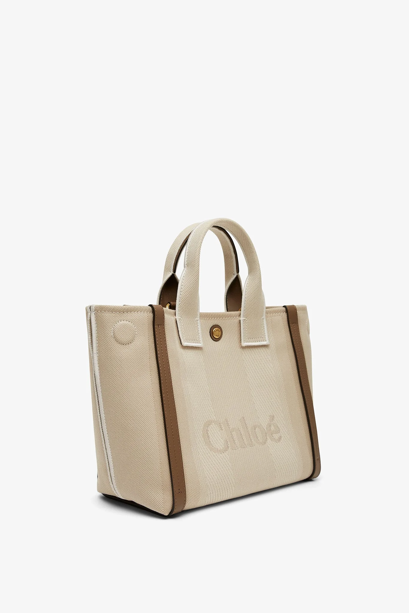 Carry small beige tote bag - Image 2