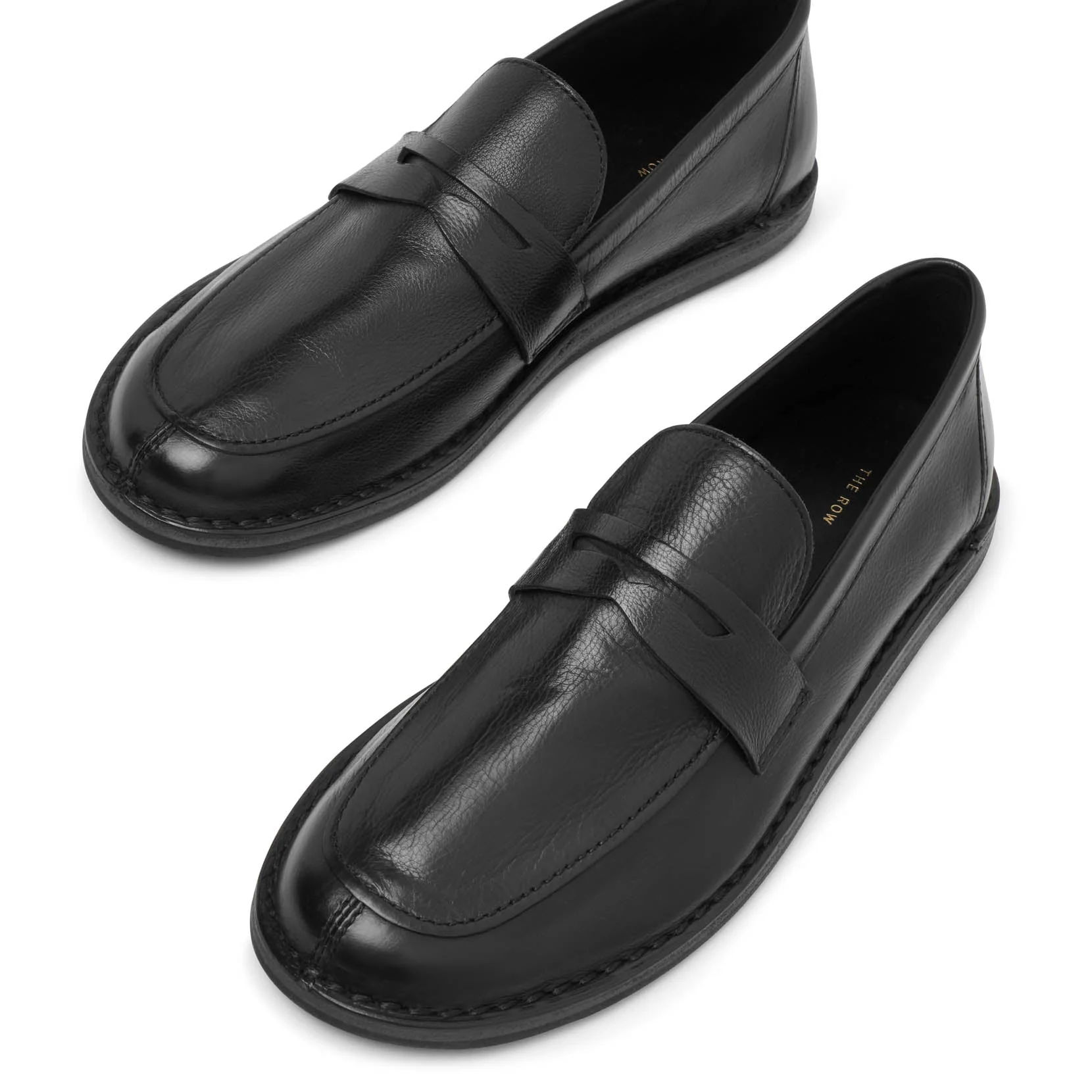 Cary black leather loafers - Image 5
