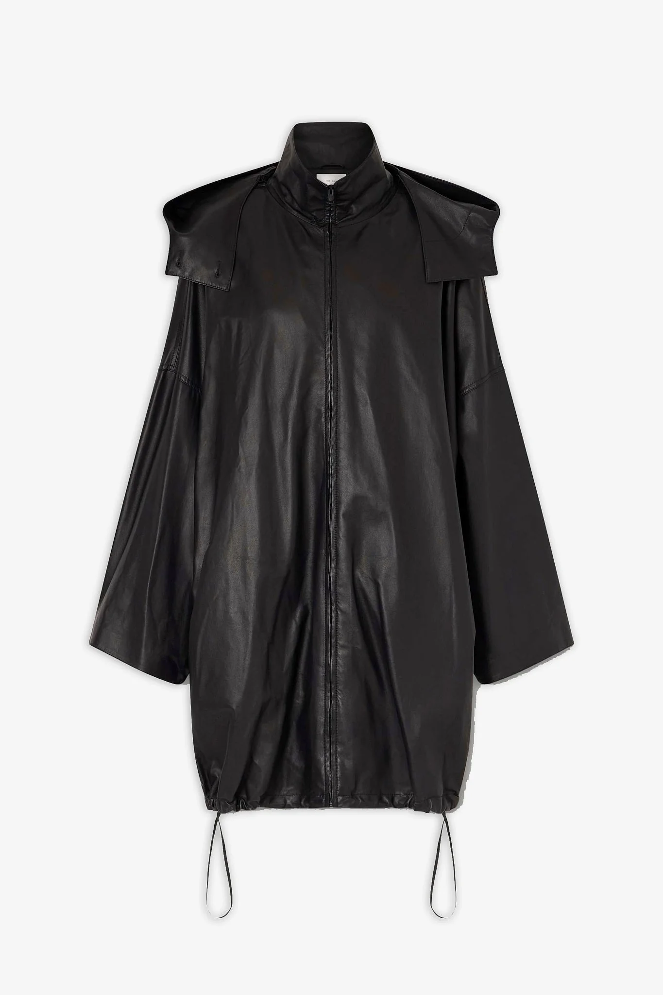 Cassandre black leather coat