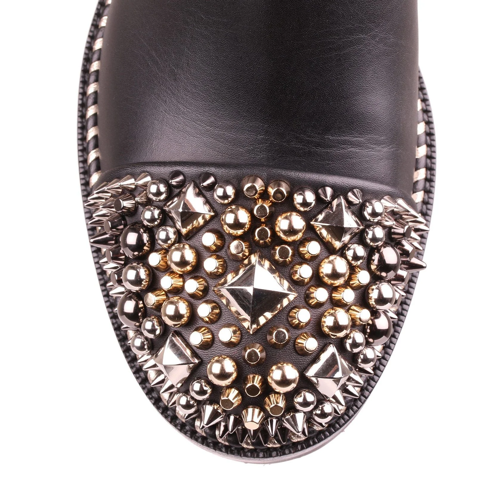Chasse a Clou black leather boot - Image 4