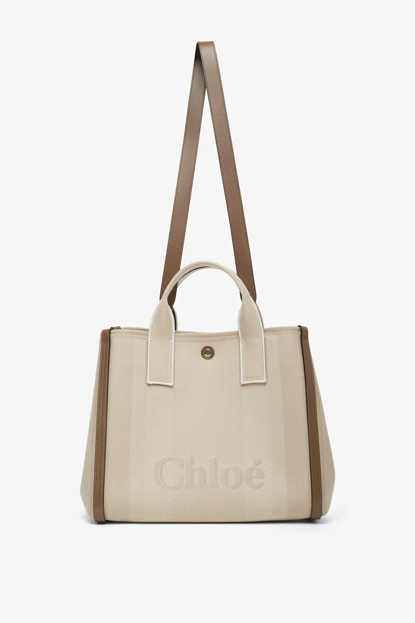 Chloe Carry medlium beige tote bag - Image 3
