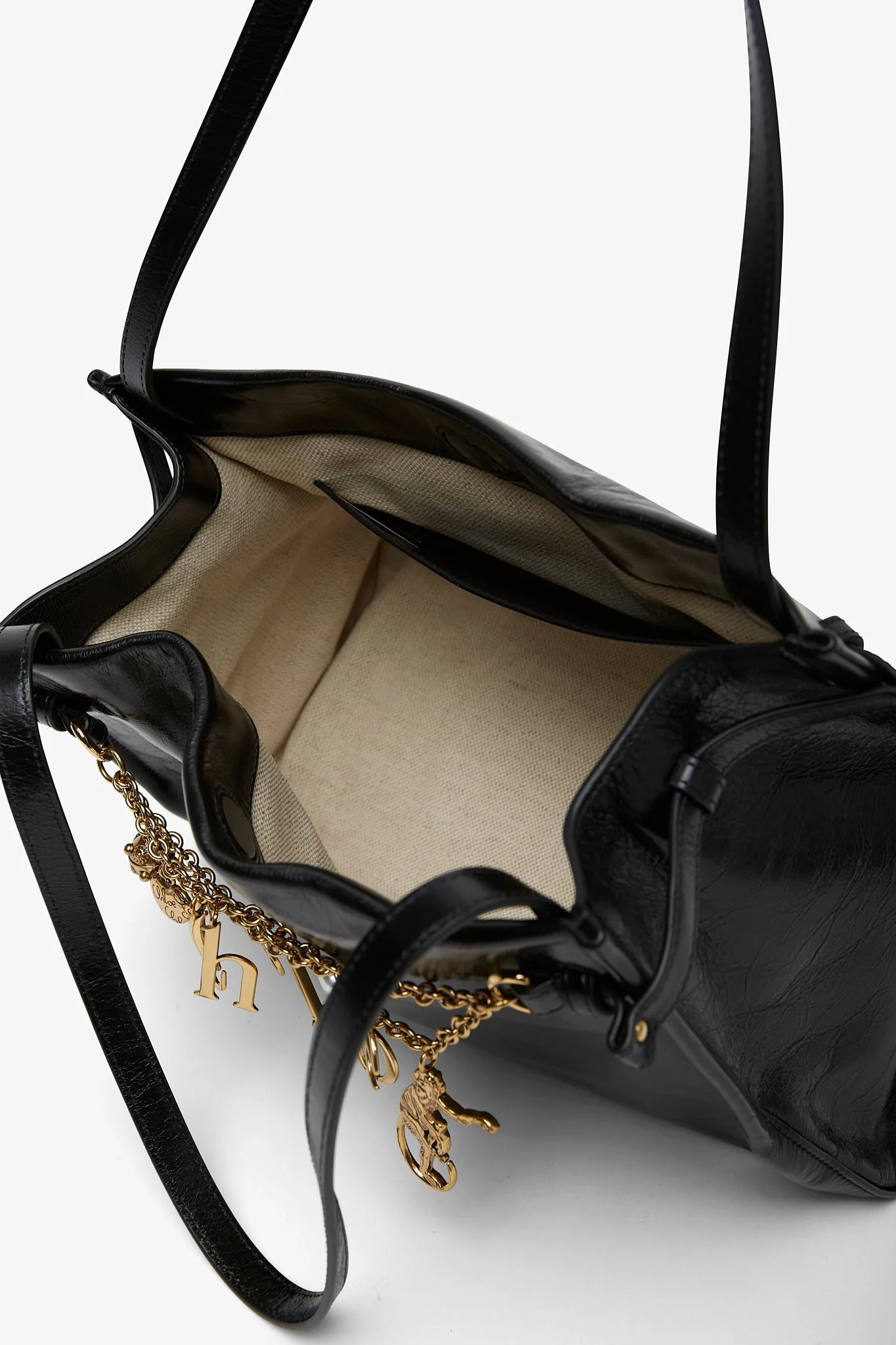Chloe charms black shoulder bag - Image 5