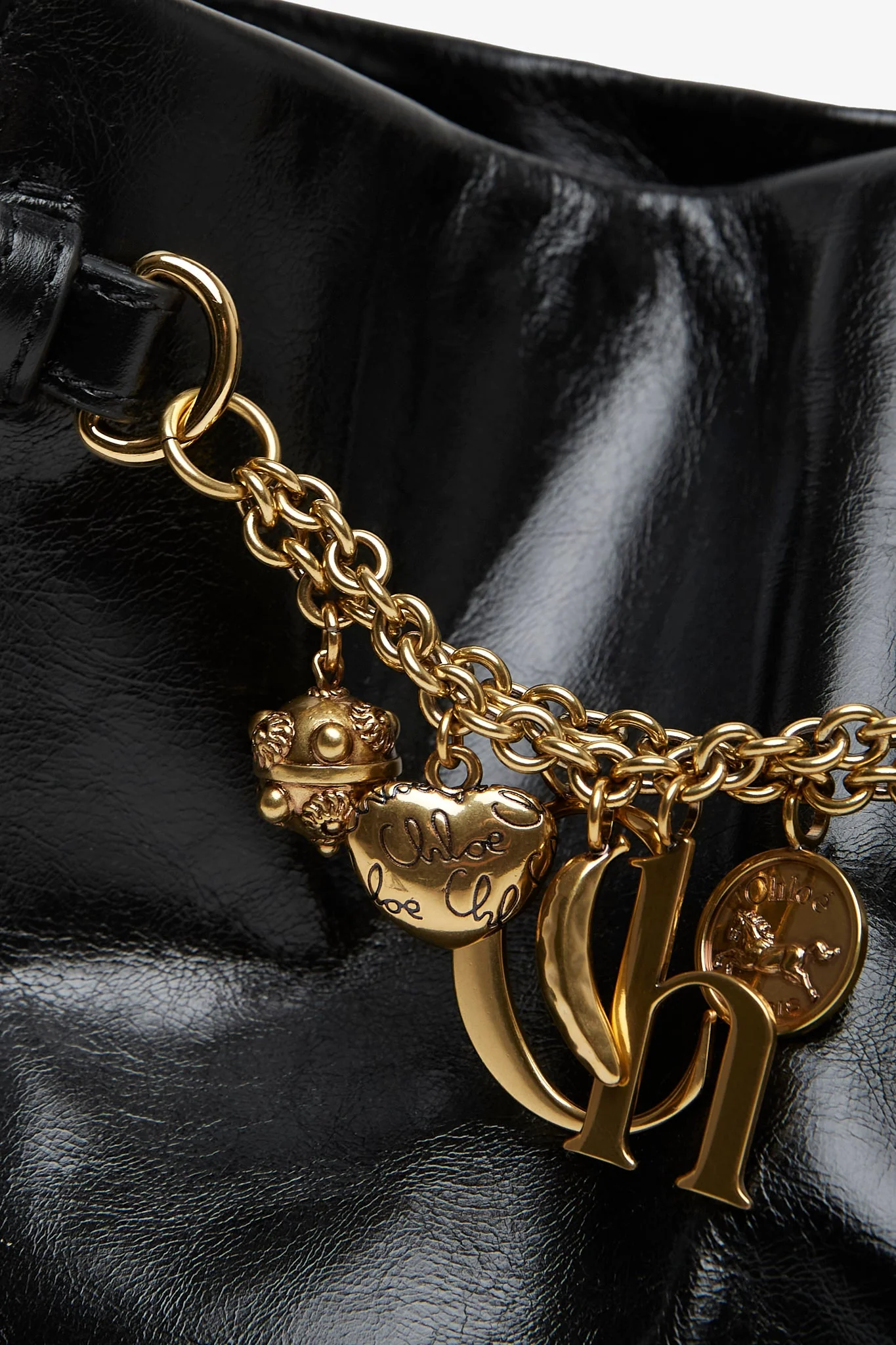 Chloe charms black shoulder bag - Image 6