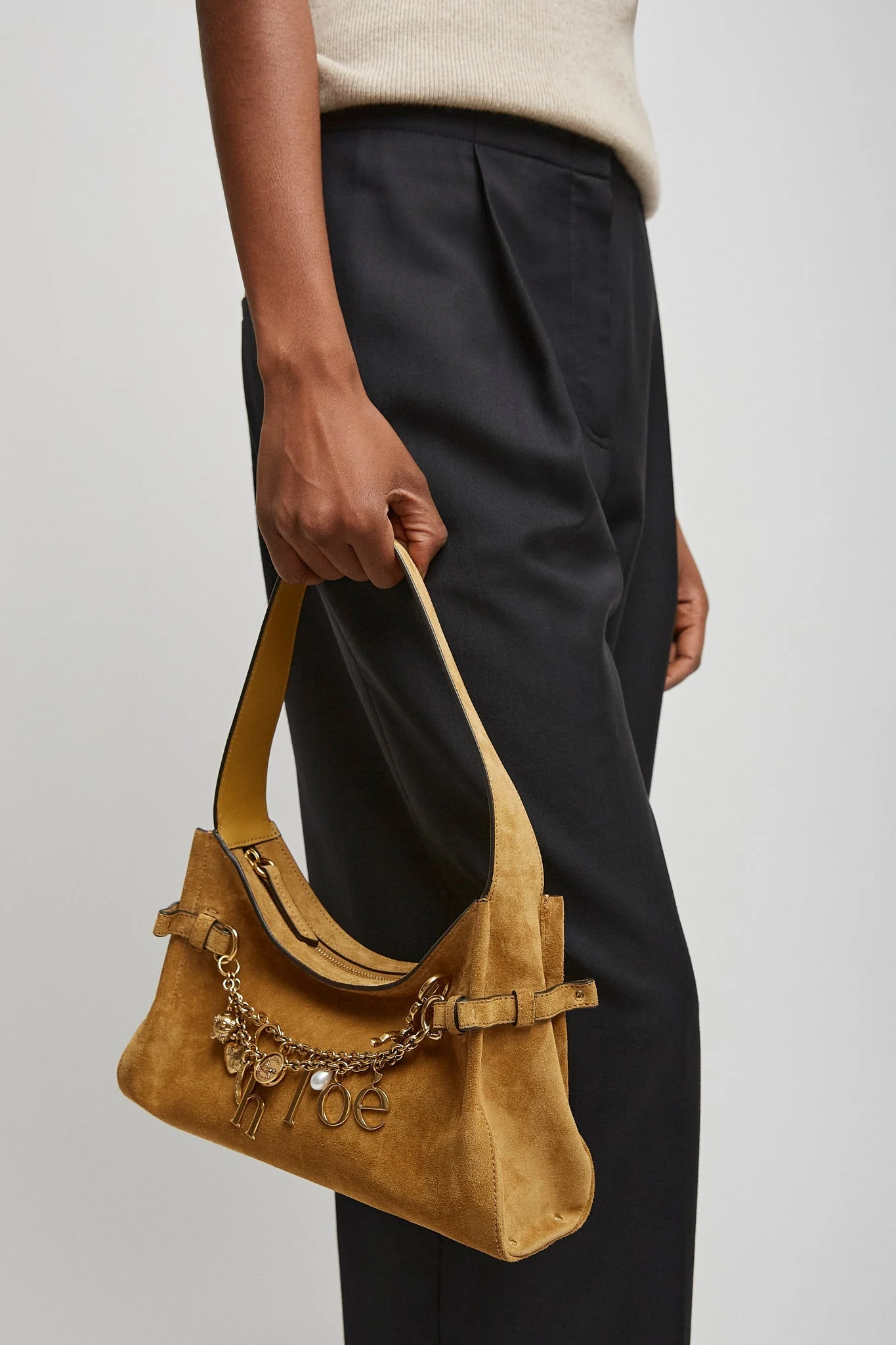 Chloe charms small khaki shoulder bag - Image 2