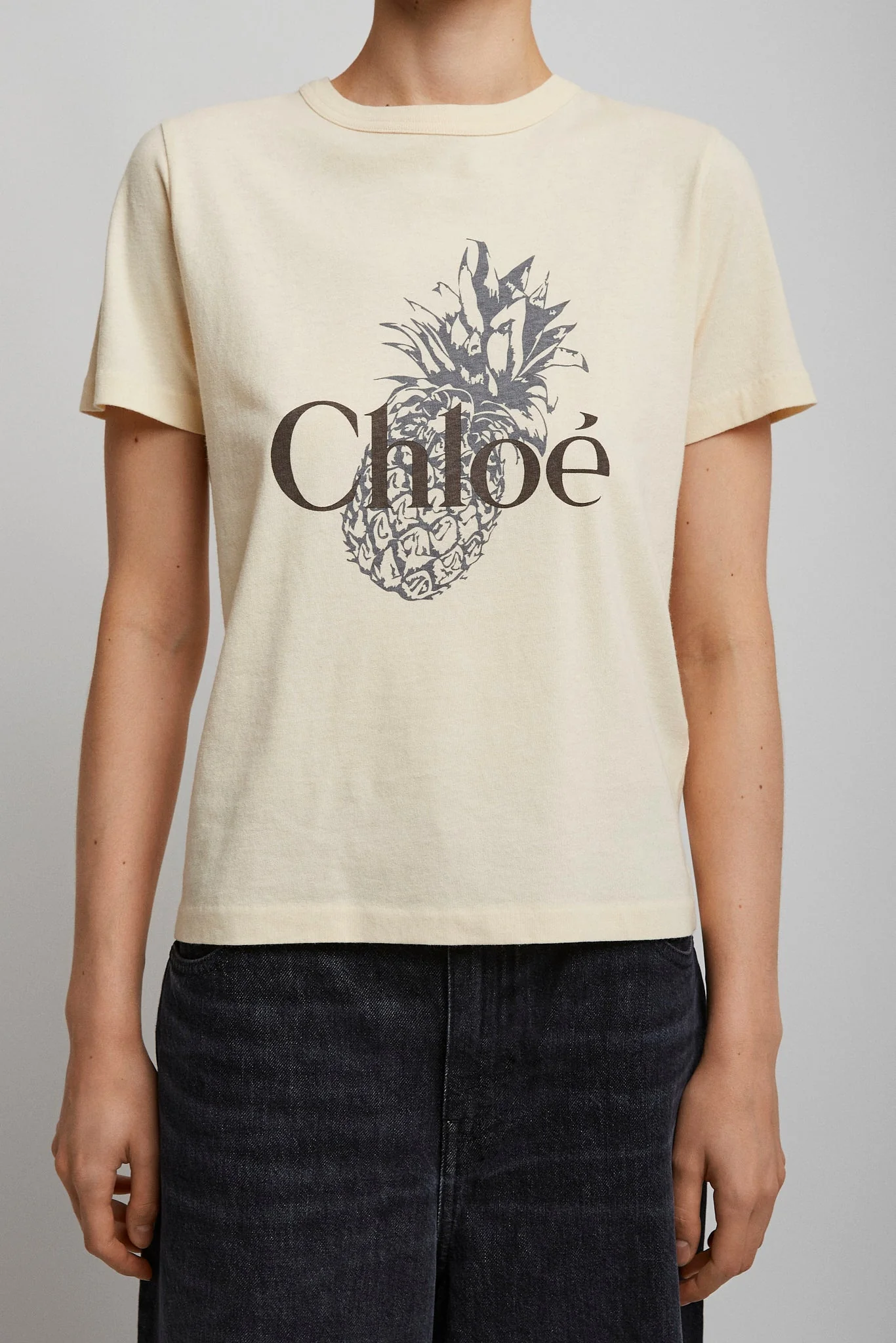 Chloe cotton pineapple t-shirt - Image 2