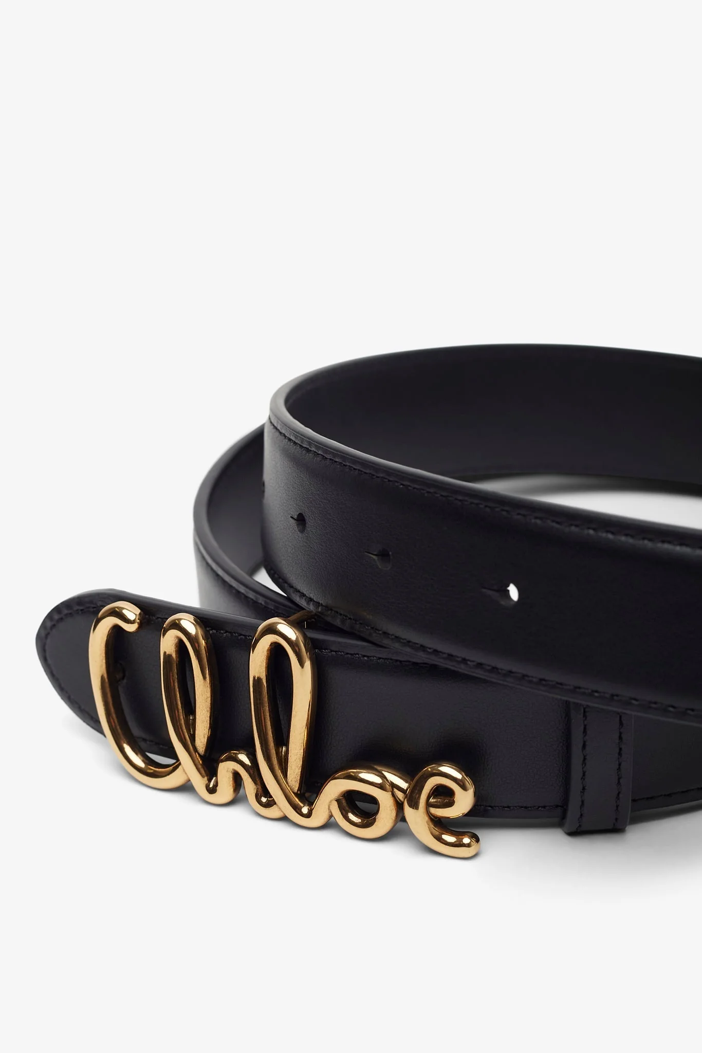 Chloe Iconic black leather belt - Image 3