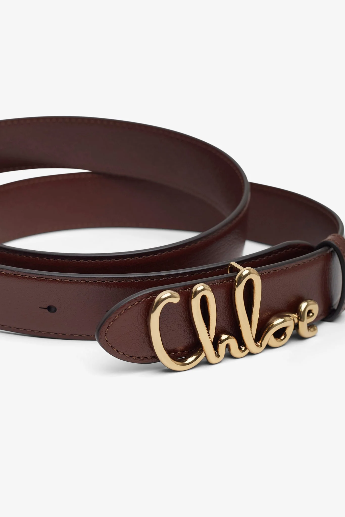Chloe Iconic brown leather belt - Image 3