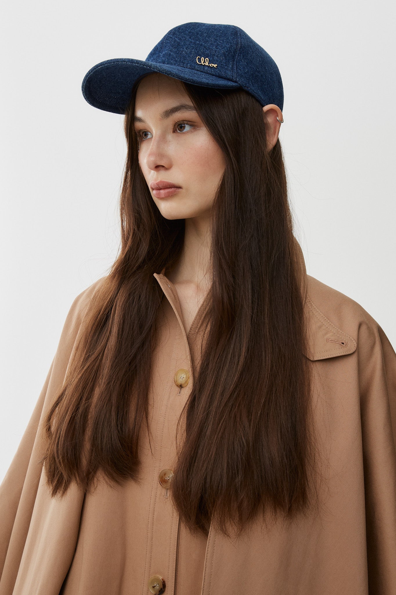 Chloe Iconic denim cap - Image 2