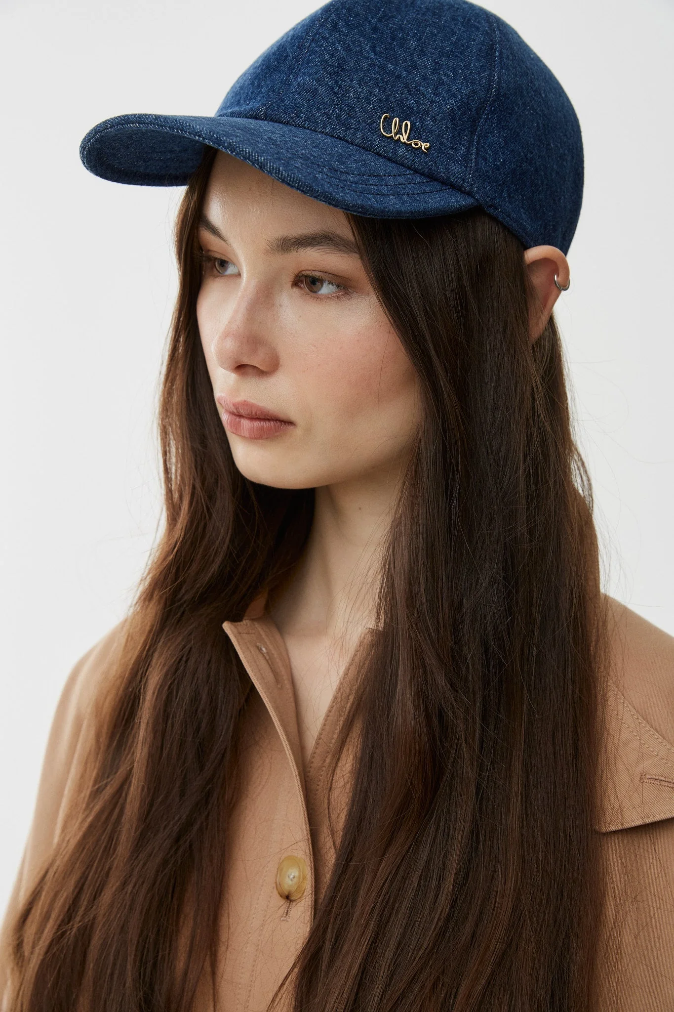 Chloe Iconic denim cap - Image 4