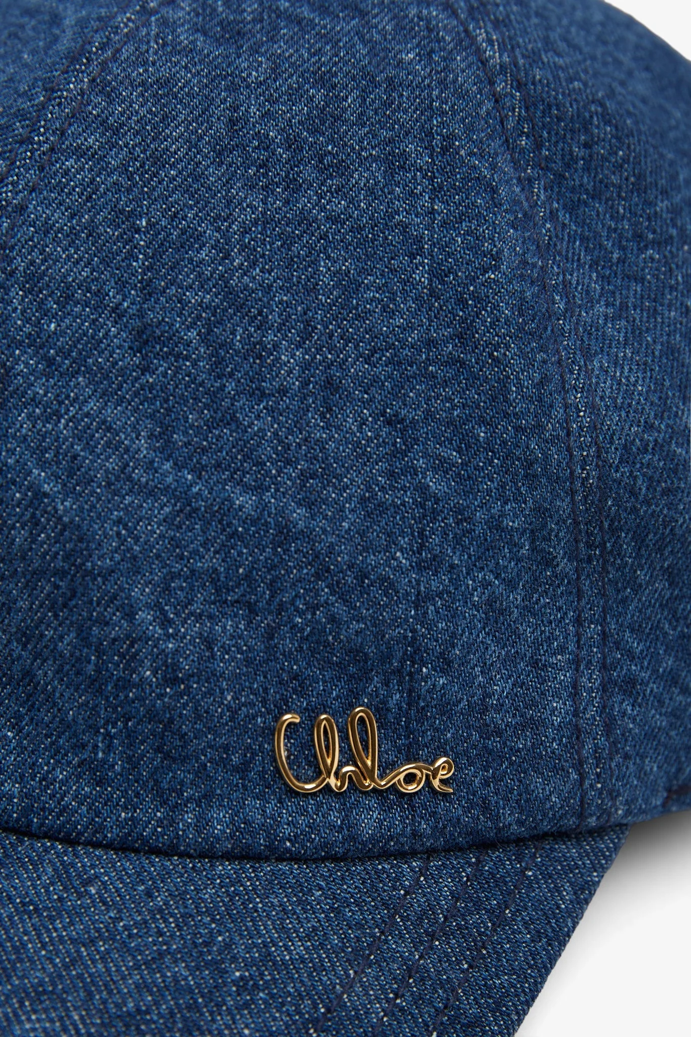 Chloe Iconic denim cap - Image 5