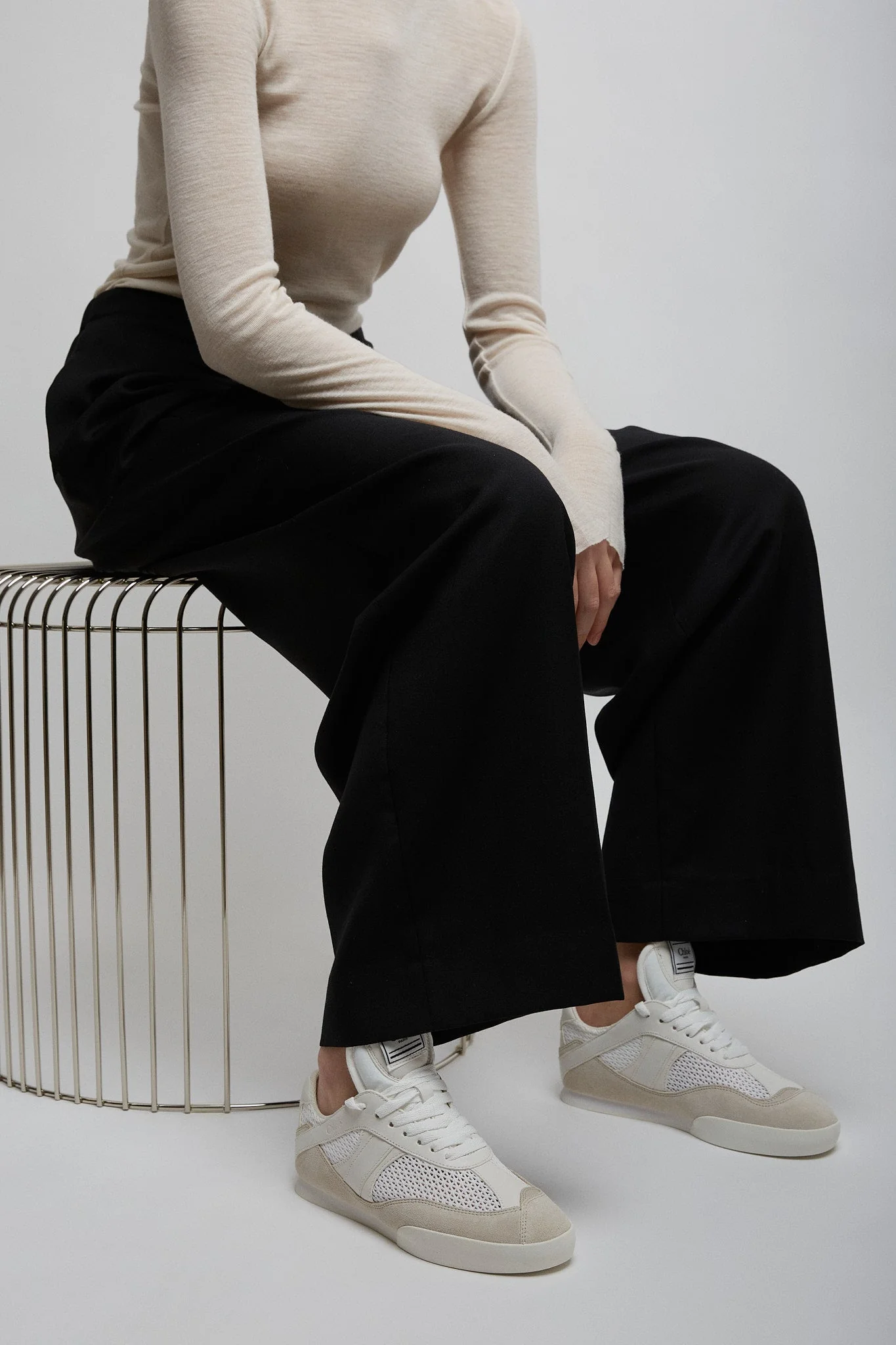 Chloe Kick ivory sneakers - Image 2