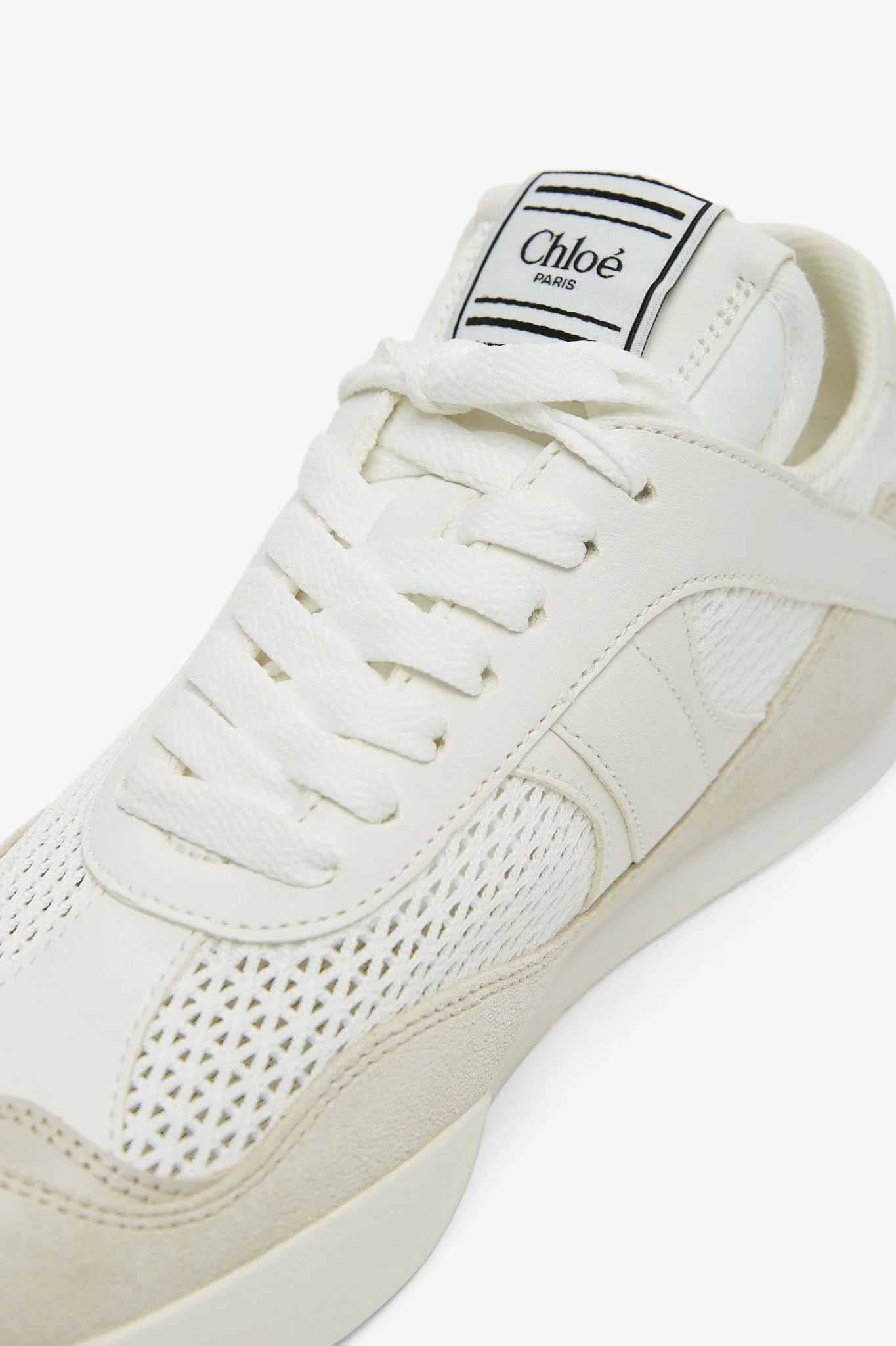 Chloe Kick ivory sneakers - Image 4