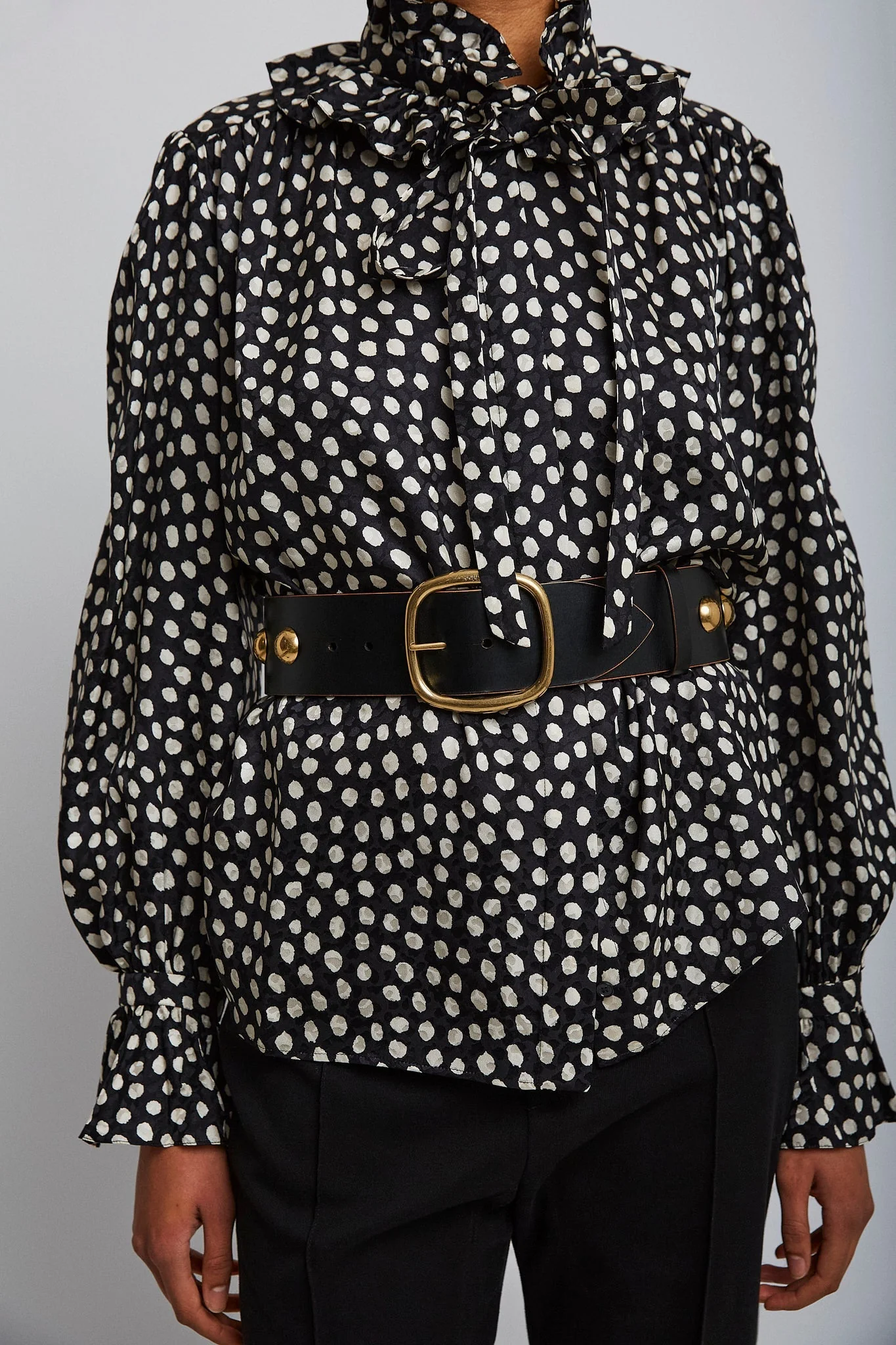 Chloe Midnight black leather belt - Image 5