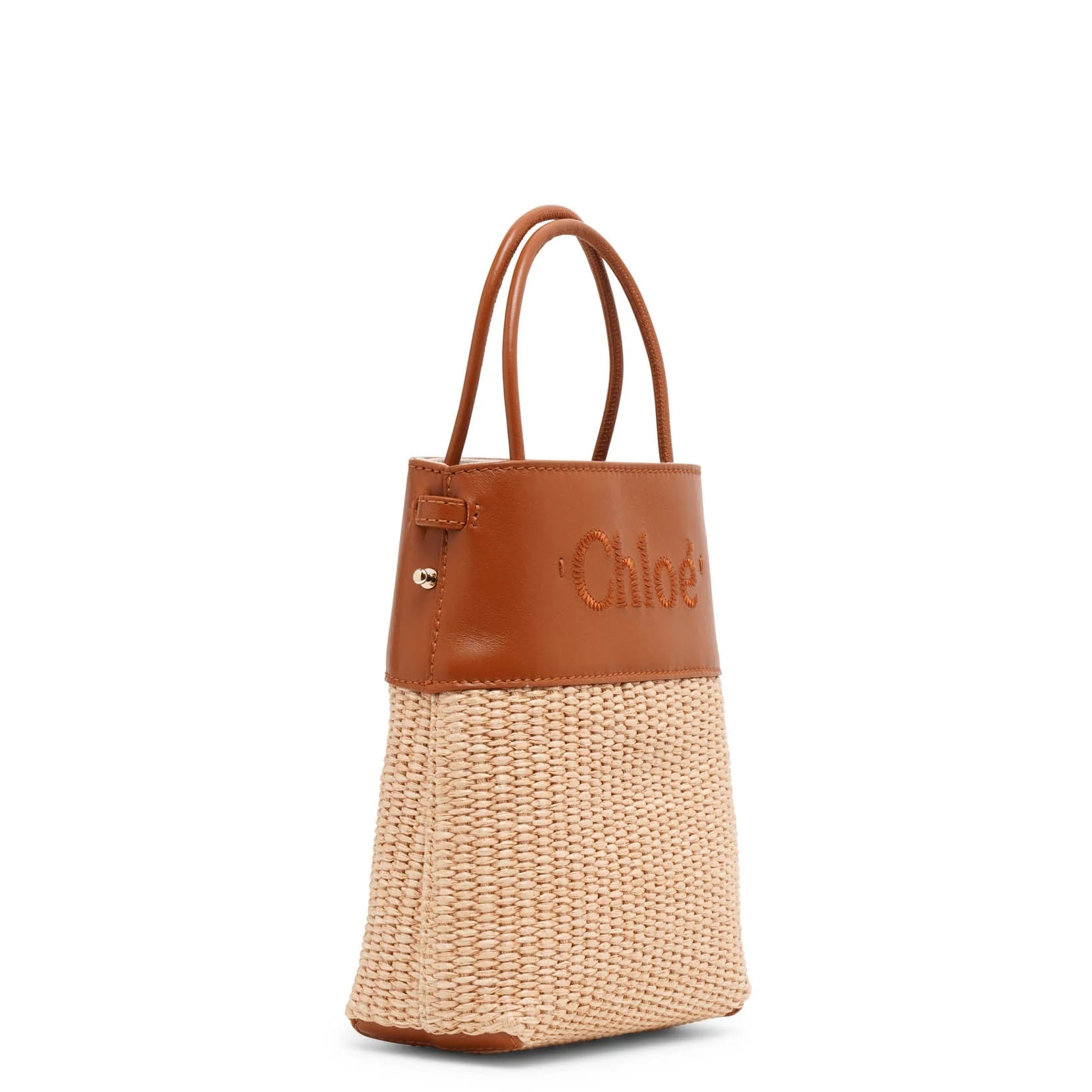 Chloe sense brown raffia bag - Image 3