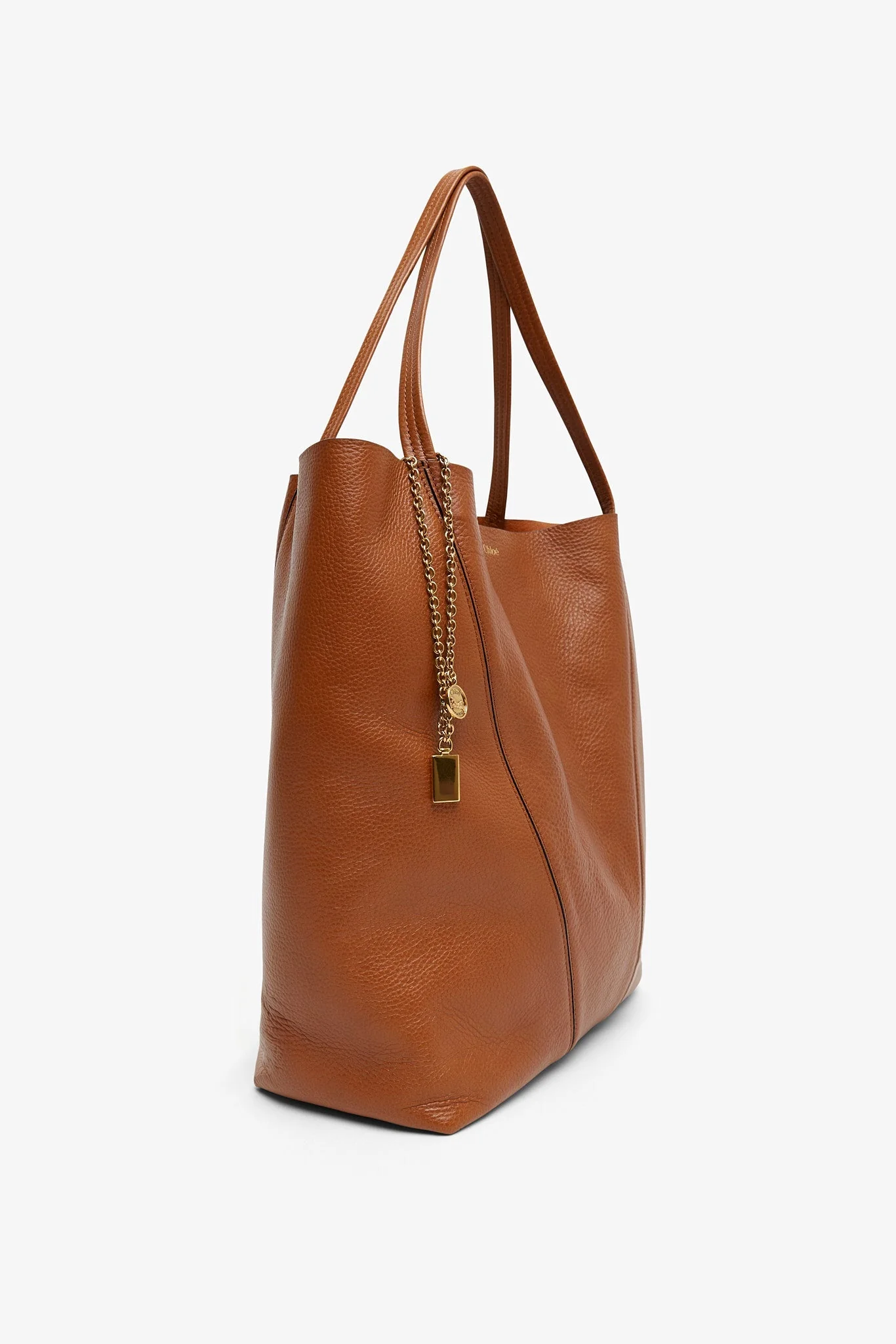 Chloe Spin brown tote bag - Image 3