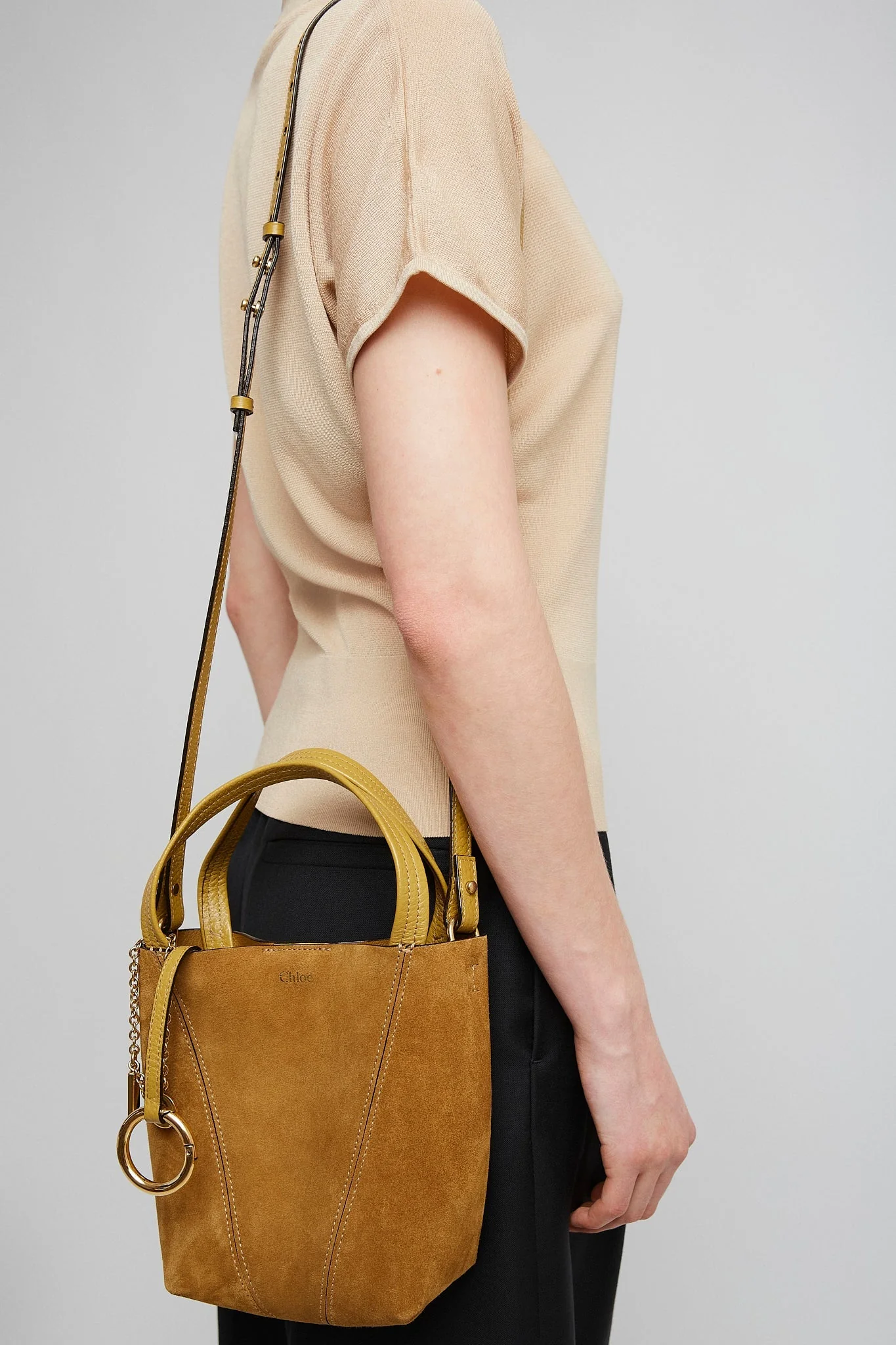 Chloe spinn small khaki bag - Image 2