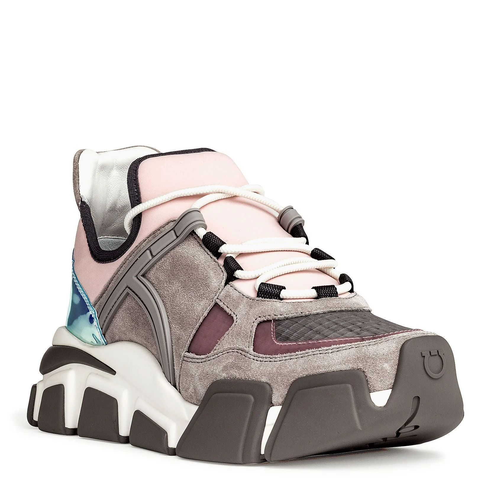 Cimbra pink and silver sneakers - Image 2