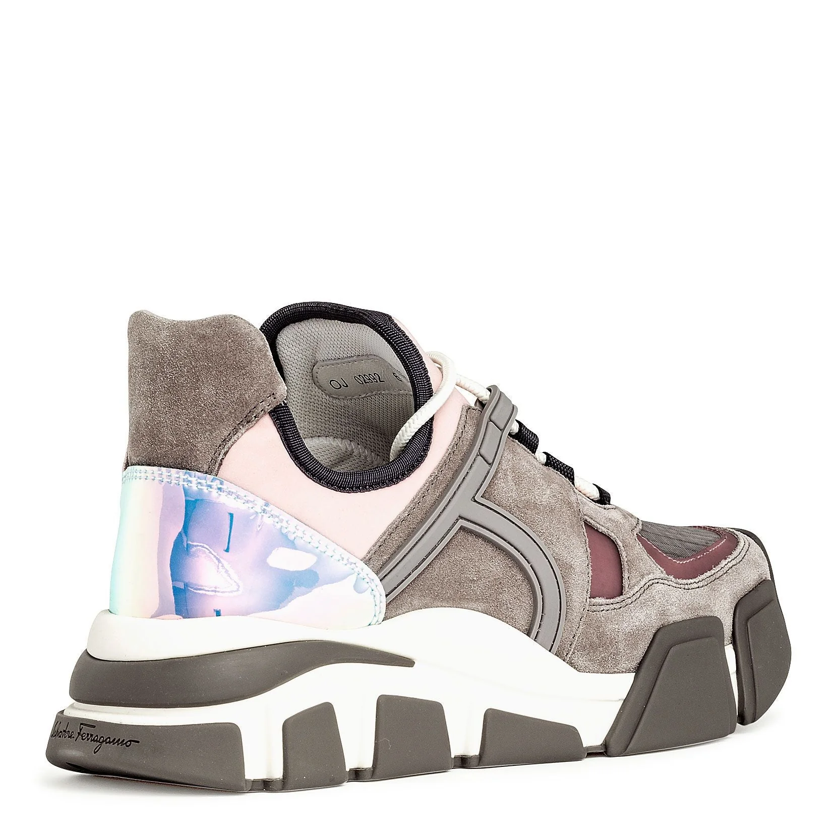 Cimbra pink and silver sneakers - Image 3