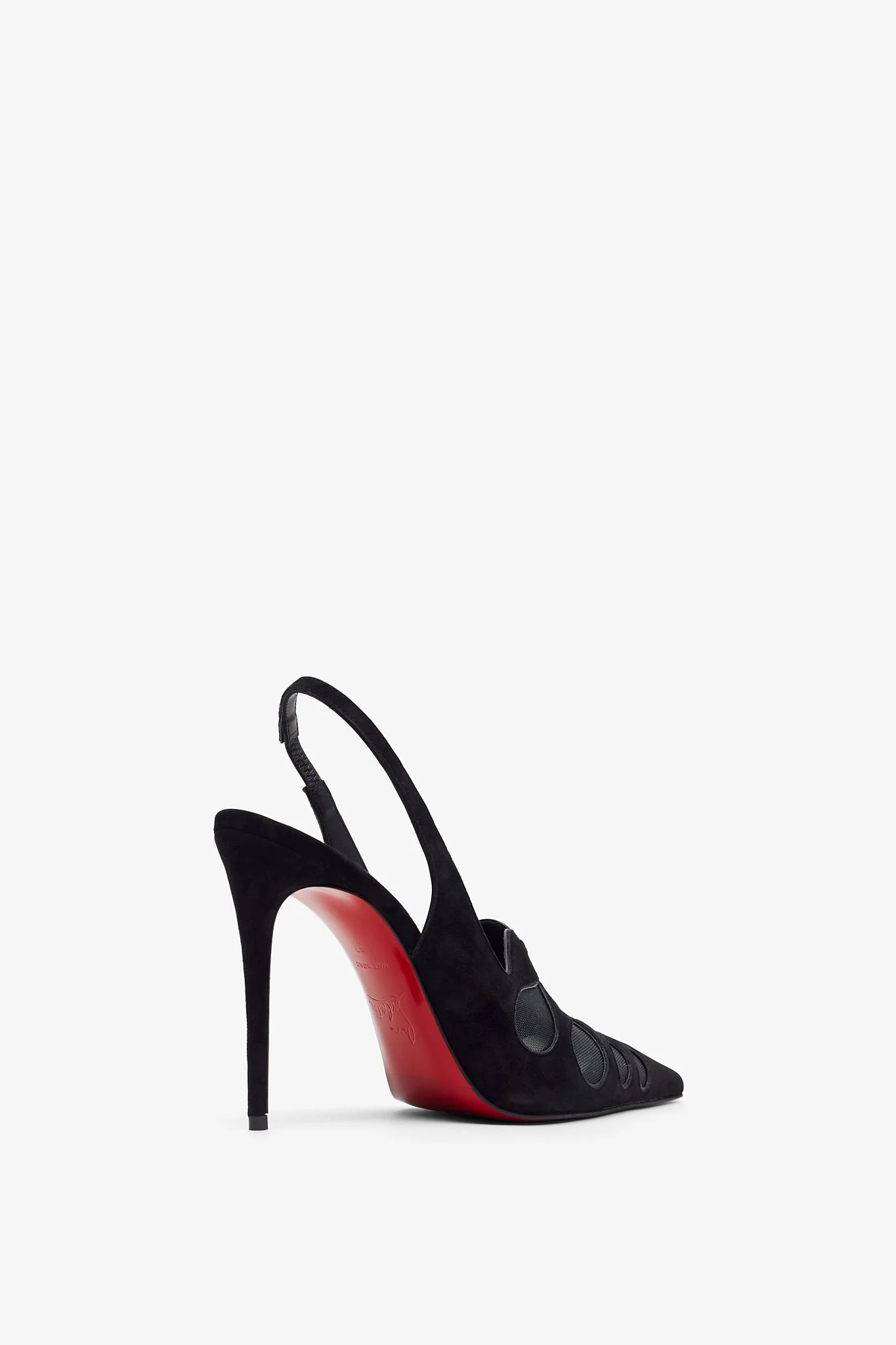 Circus Max 100 black suede slingback pumps - Image 3