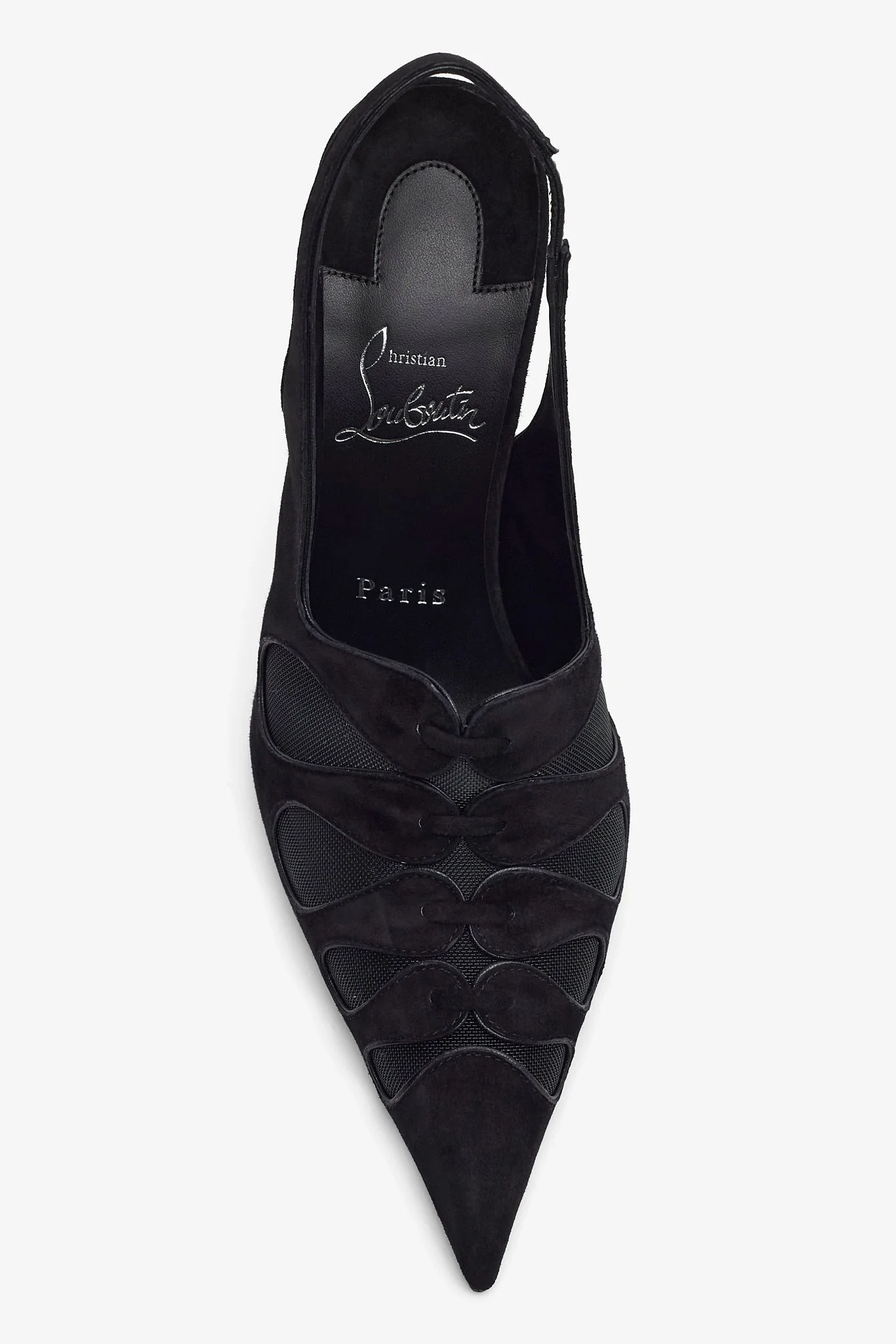 Circus Max 100 black suede slingback pumps - Image 5