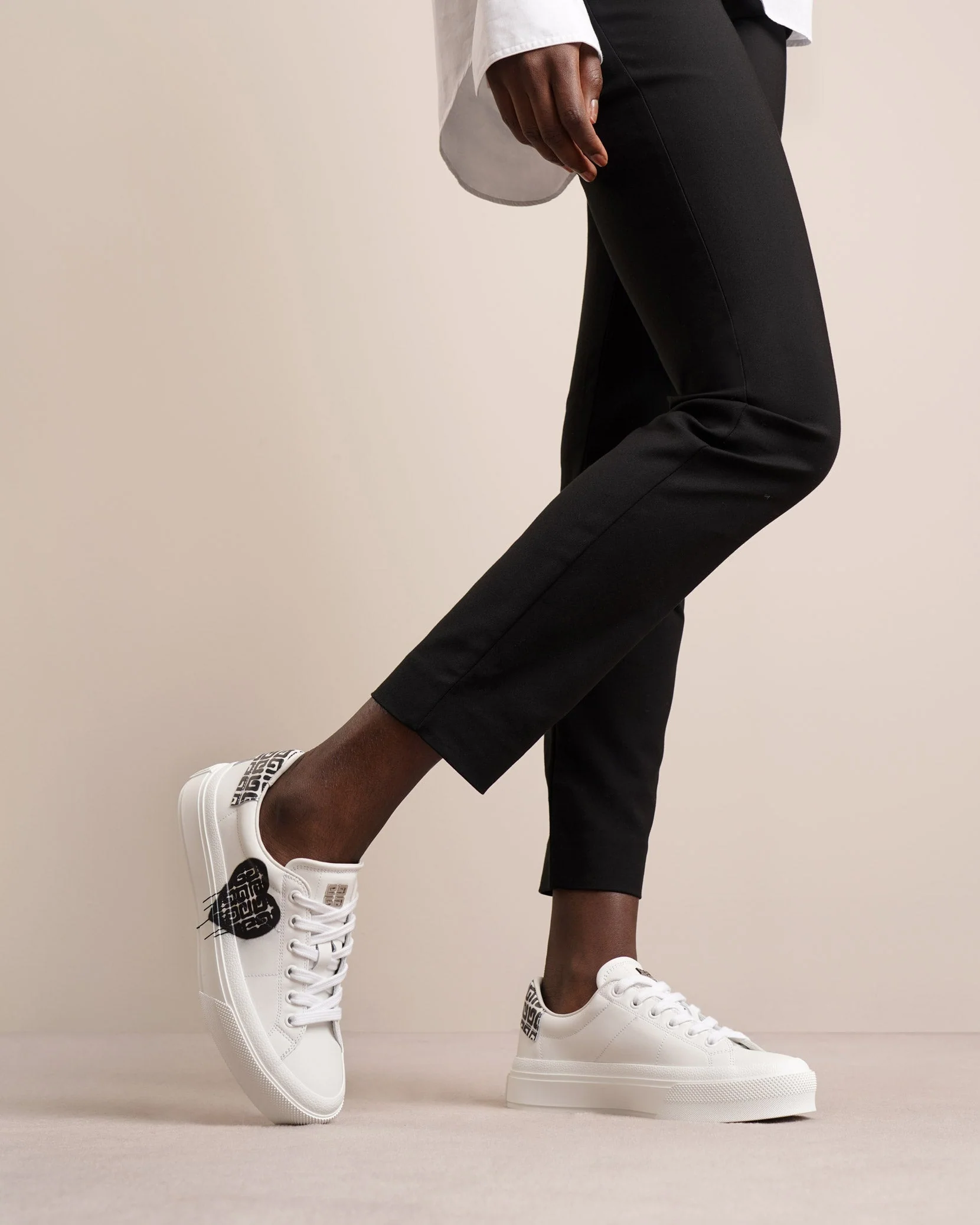 City court printed leather sneakers - Image 2