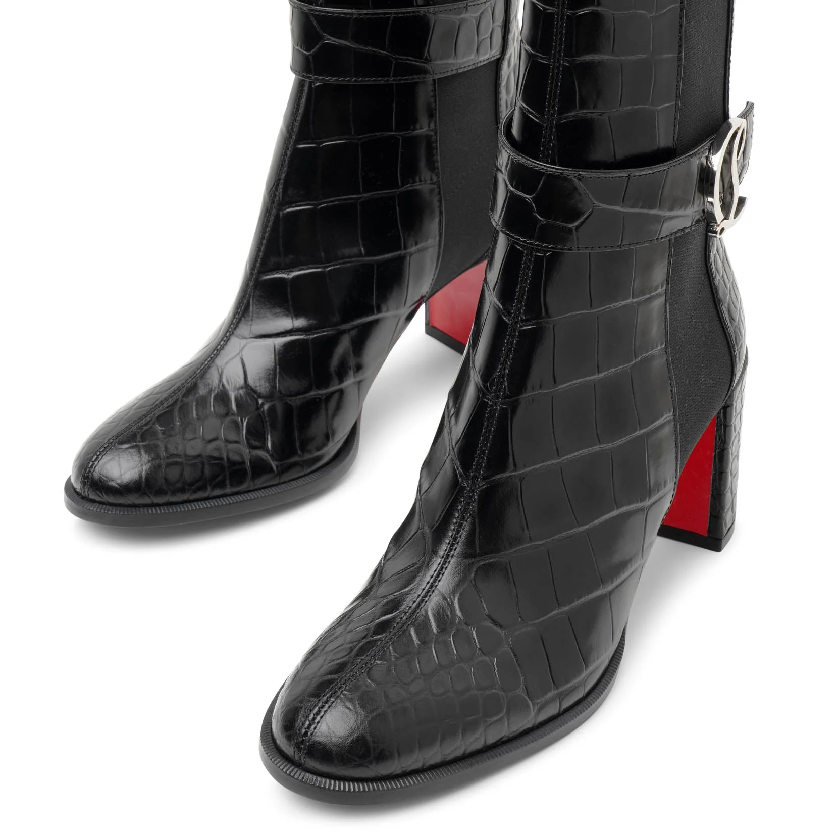 CL Chelsea 70 embossed black leather ankle boots - Image 5
