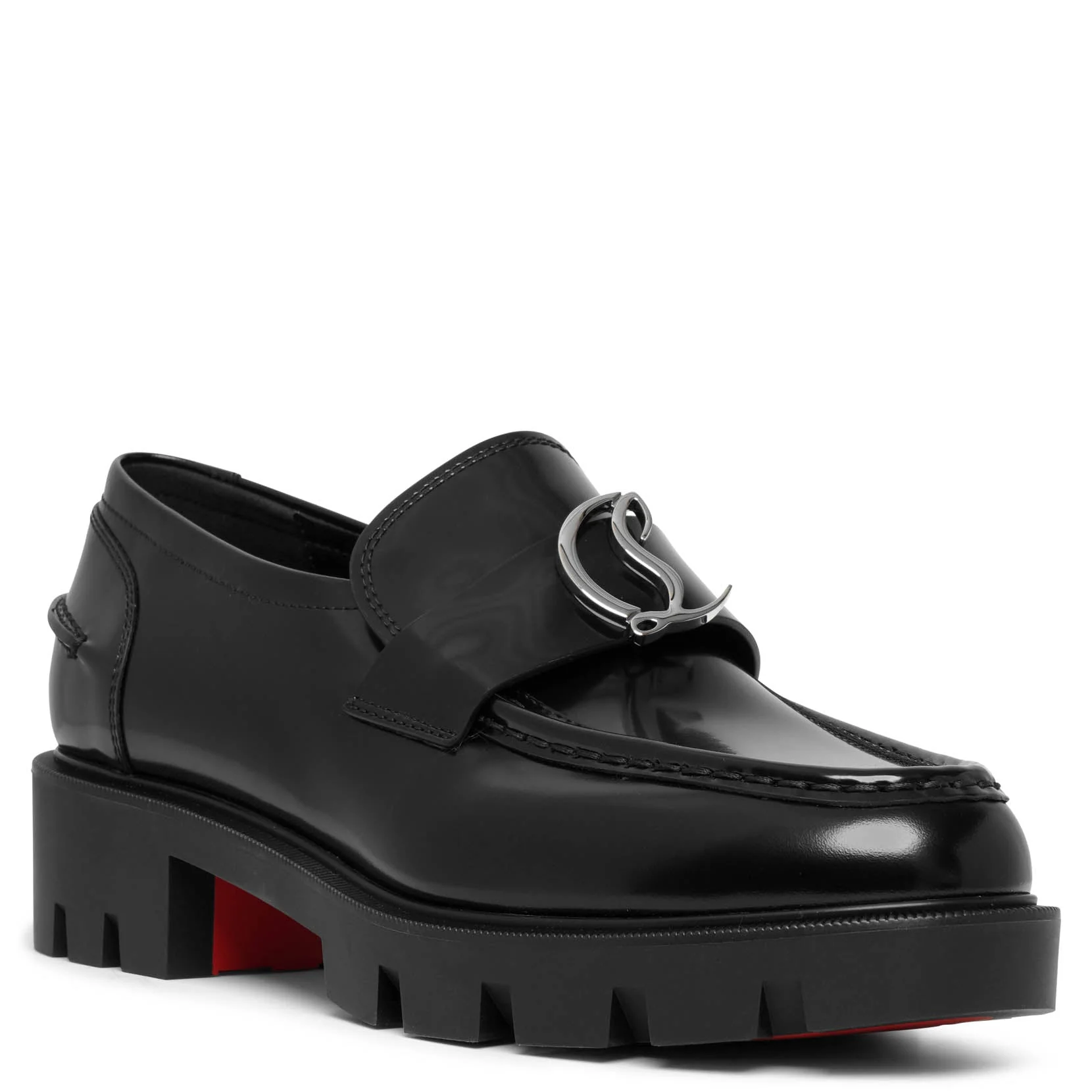 CL Moc black leather flats - Image 3
