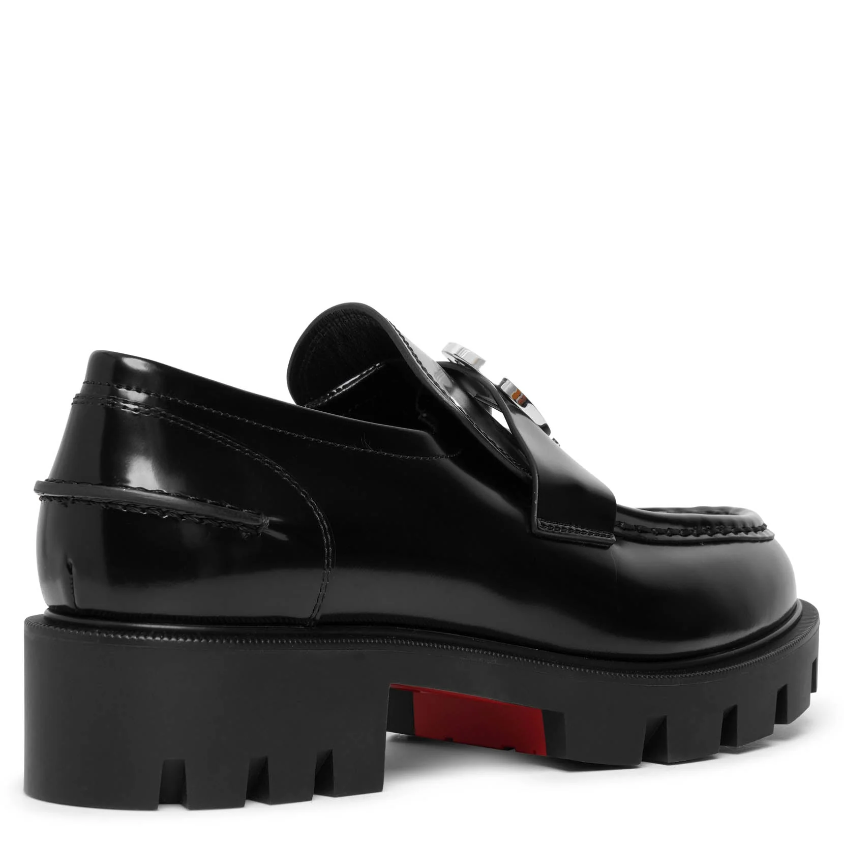 CL Moc black leather flats - Image 4