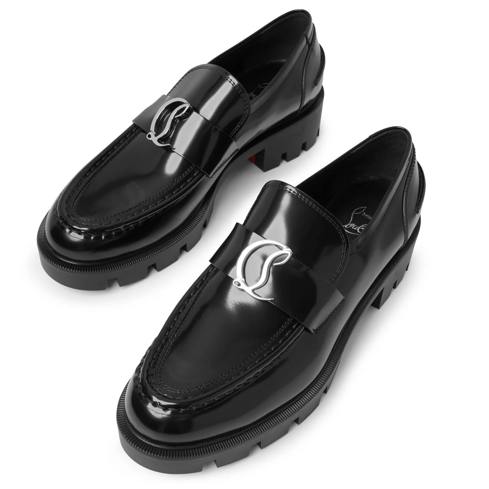 CL Moc black leather flats - Image 5