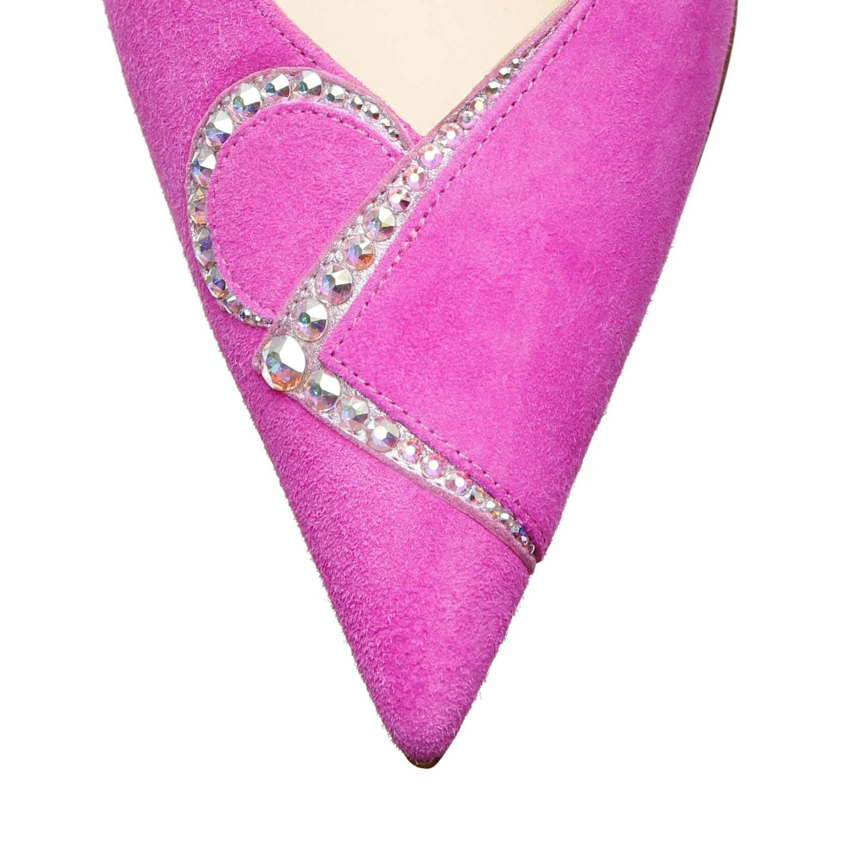 CL Pump Strass 80 pink suede pumps - Image 4