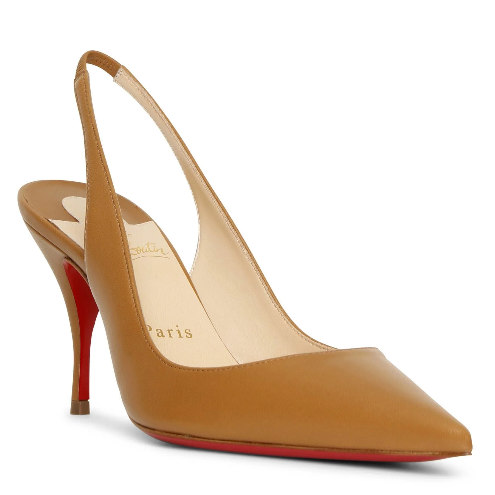 Clare Sling 80 cafe creme pumps - Image 2