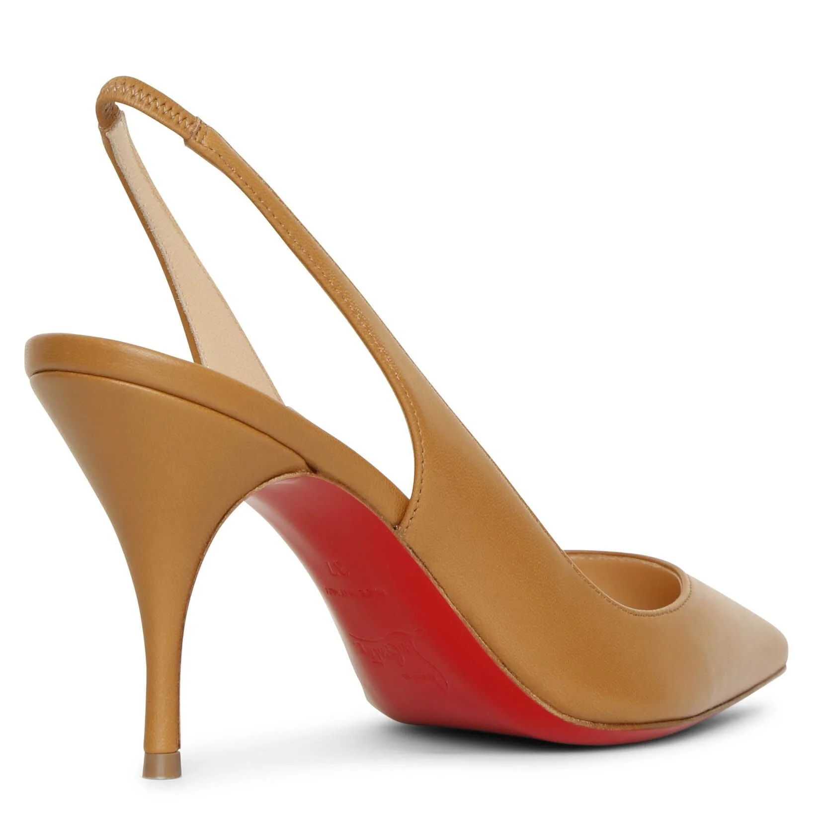 Clare Sling 80 cafe creme pumps - Image 3