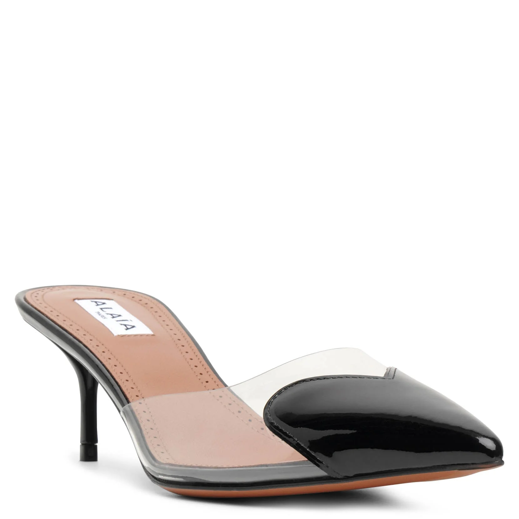 Coeur 55 black patent mule pumps - Image 3