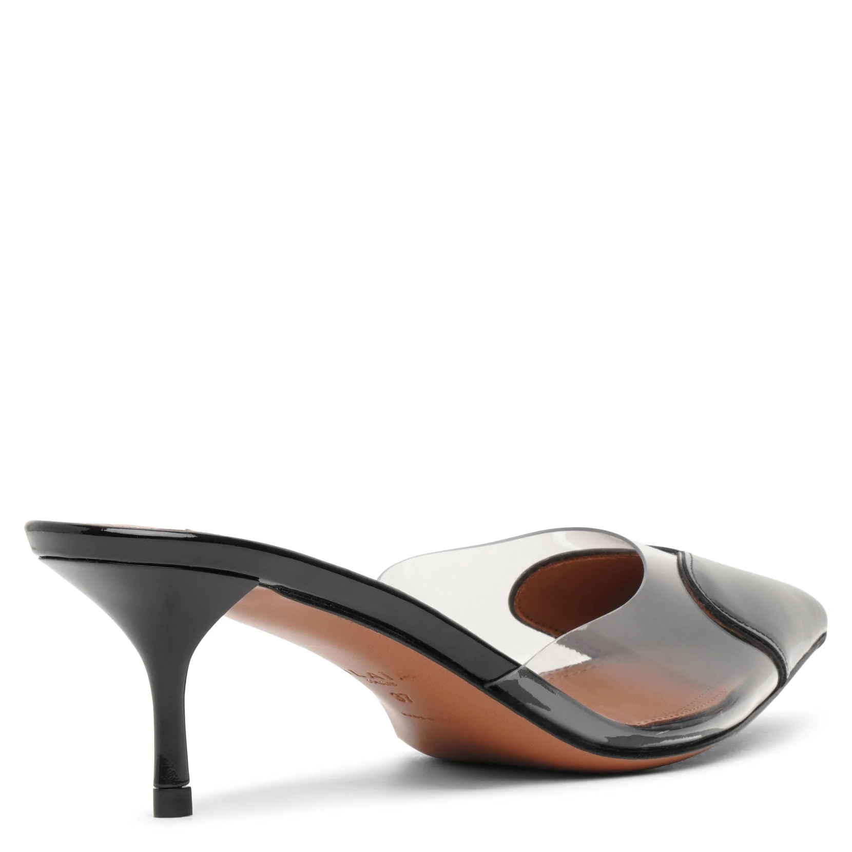 Coeur 55 black patent mule pumps - Image 4