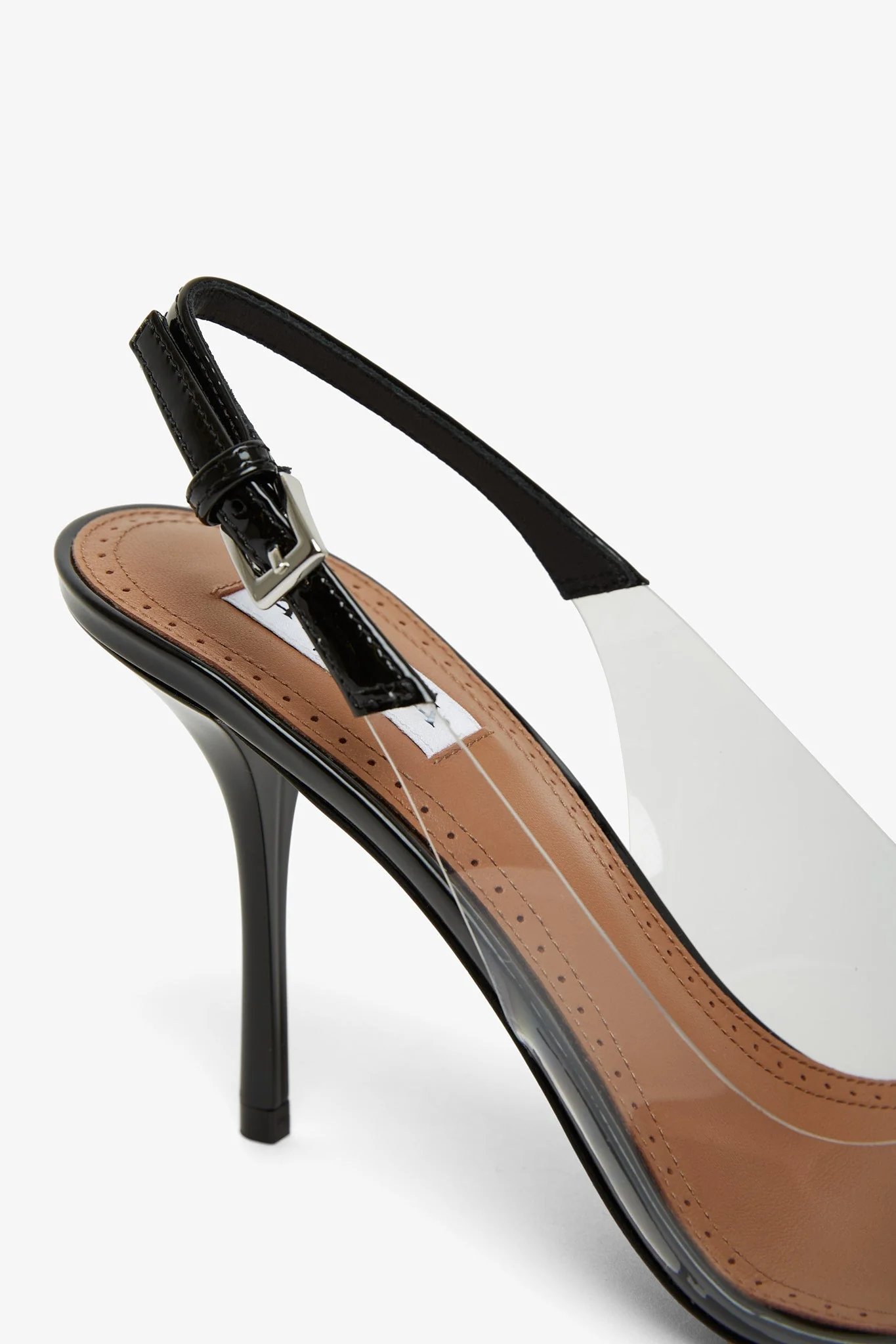 Coeur 90 black patent slingbacks - Image 4