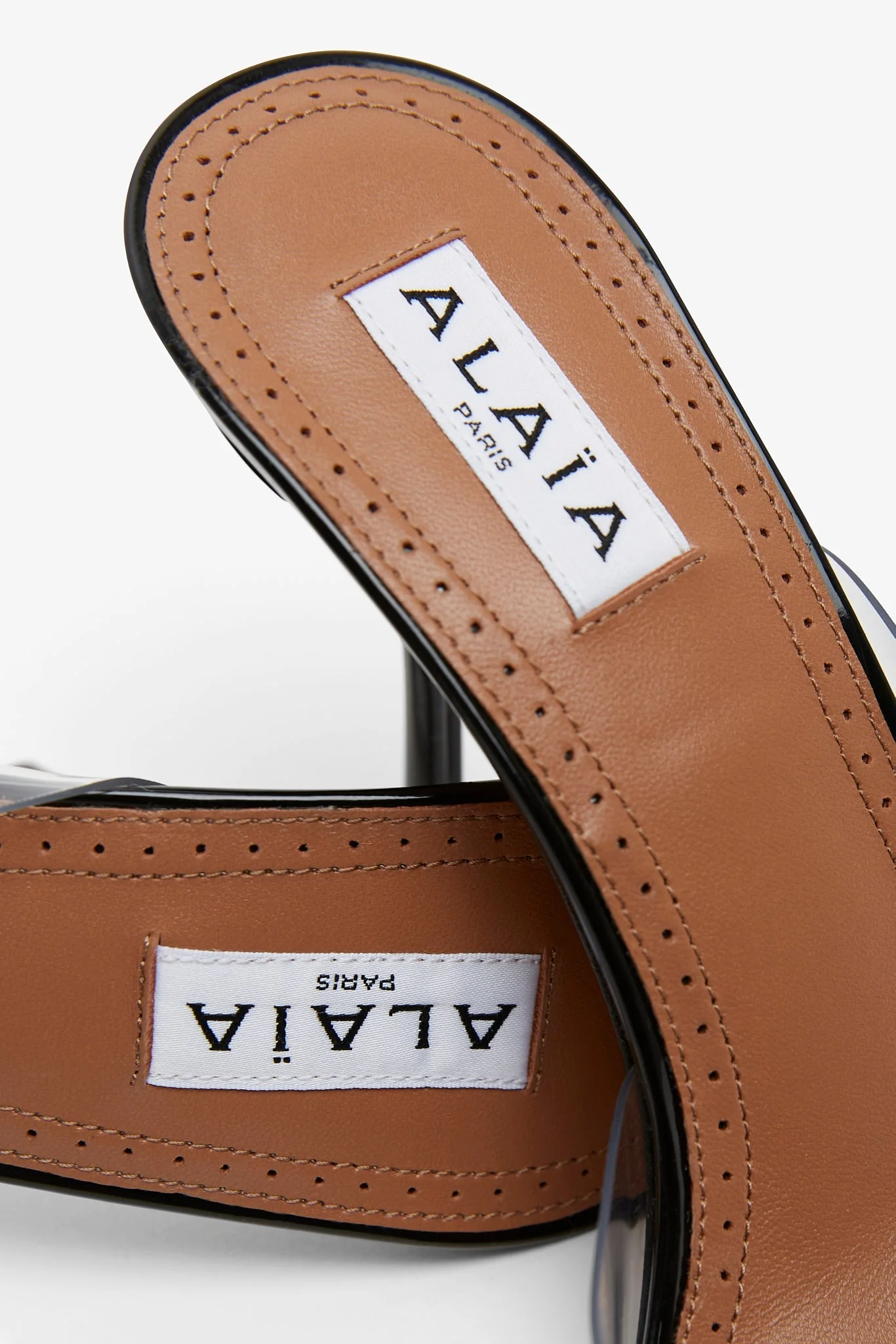 Coeur abstrait patent leather mules - Image 5