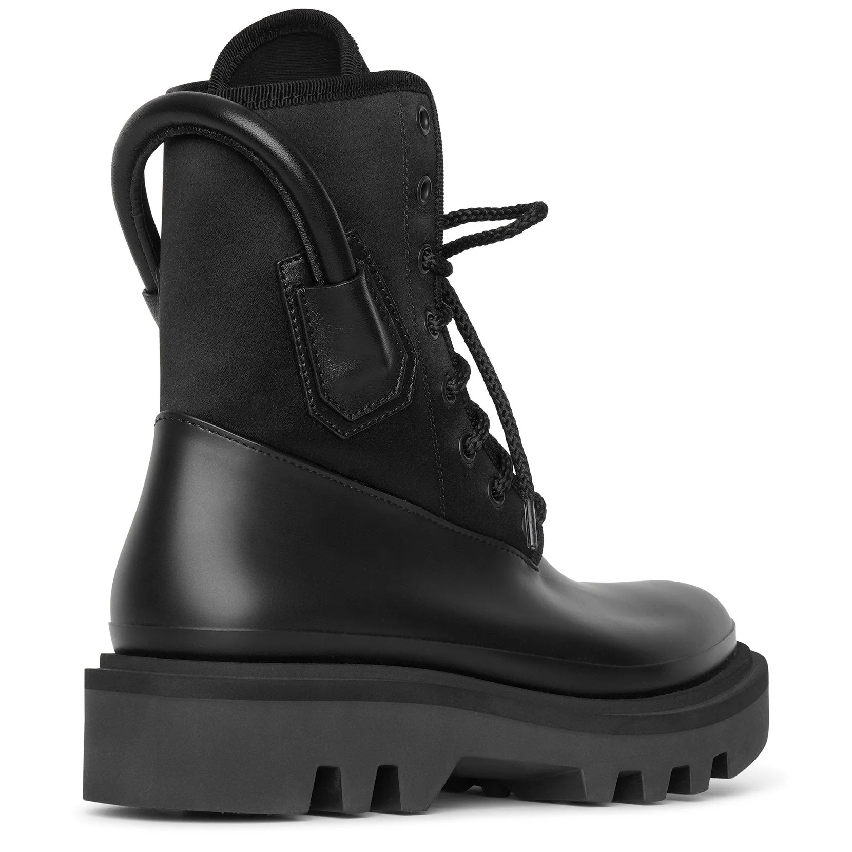 Combat rubber neoprene and satin boots - Image 3