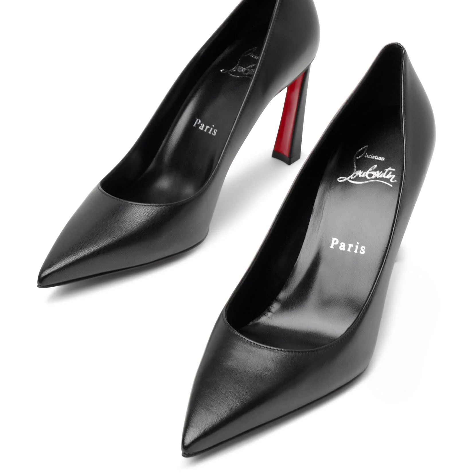 Condora 85 black leather pumps - Image 5