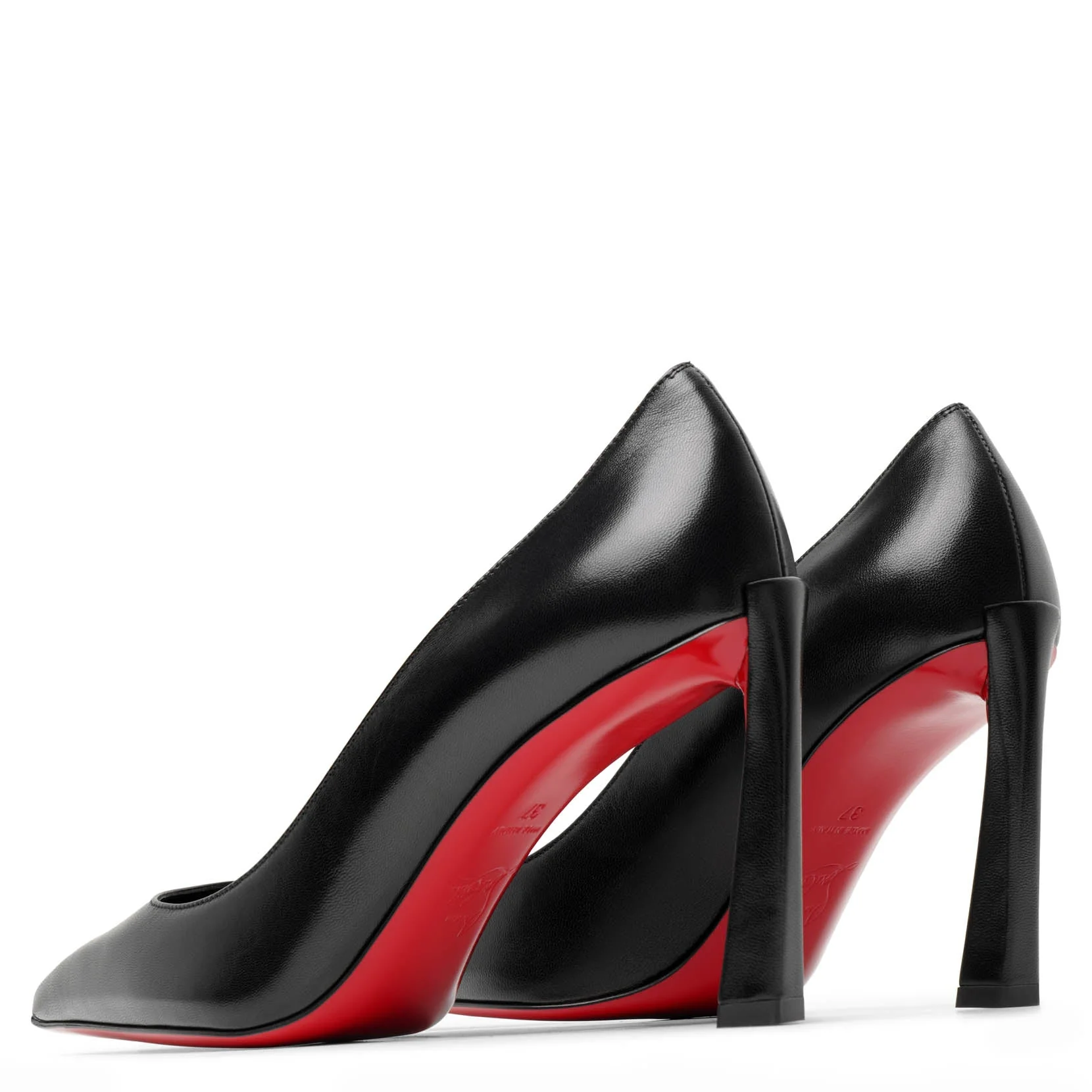 Condora 85 black leather pumps - Image 6