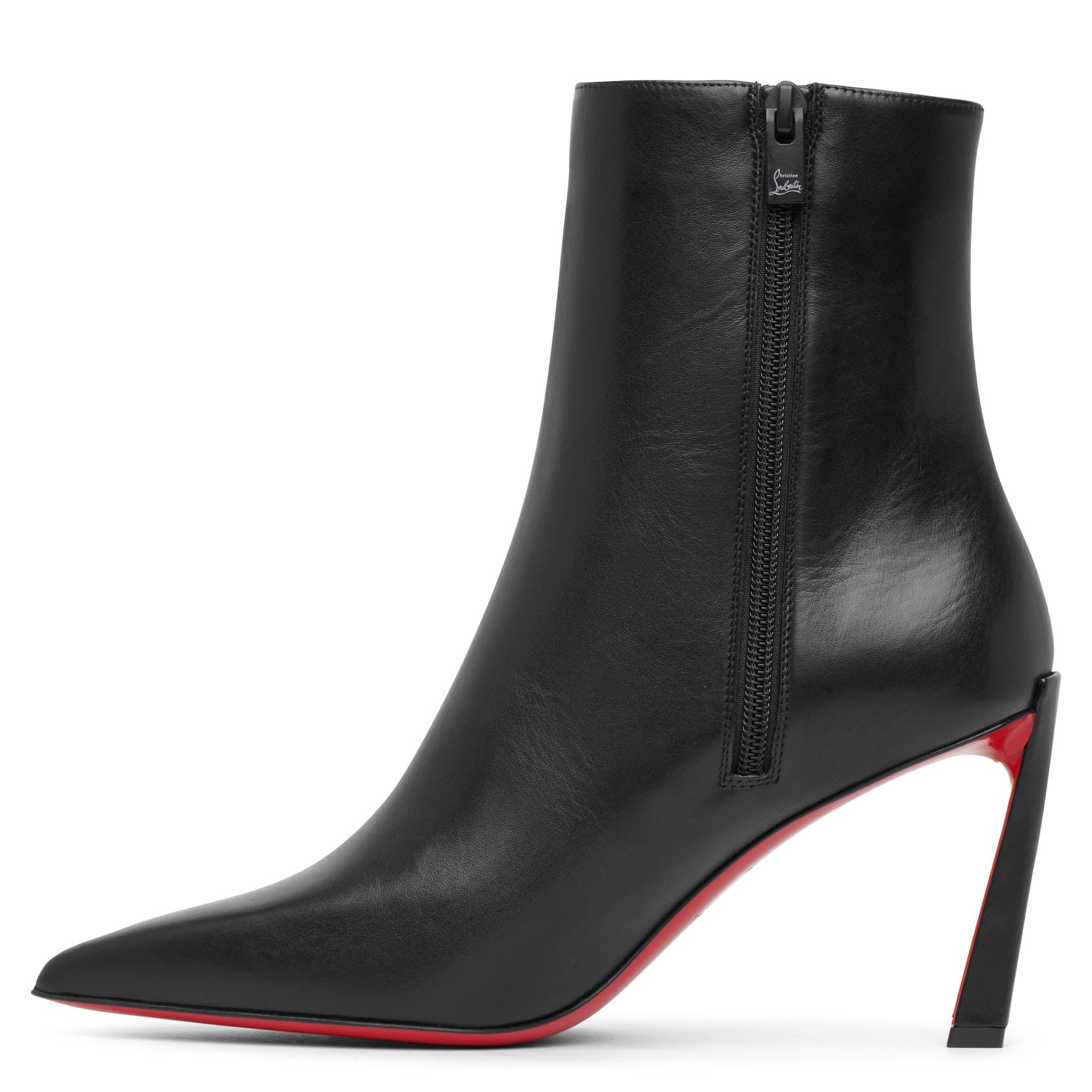 Condora Booty 85 black leather ankle boots - Image 5