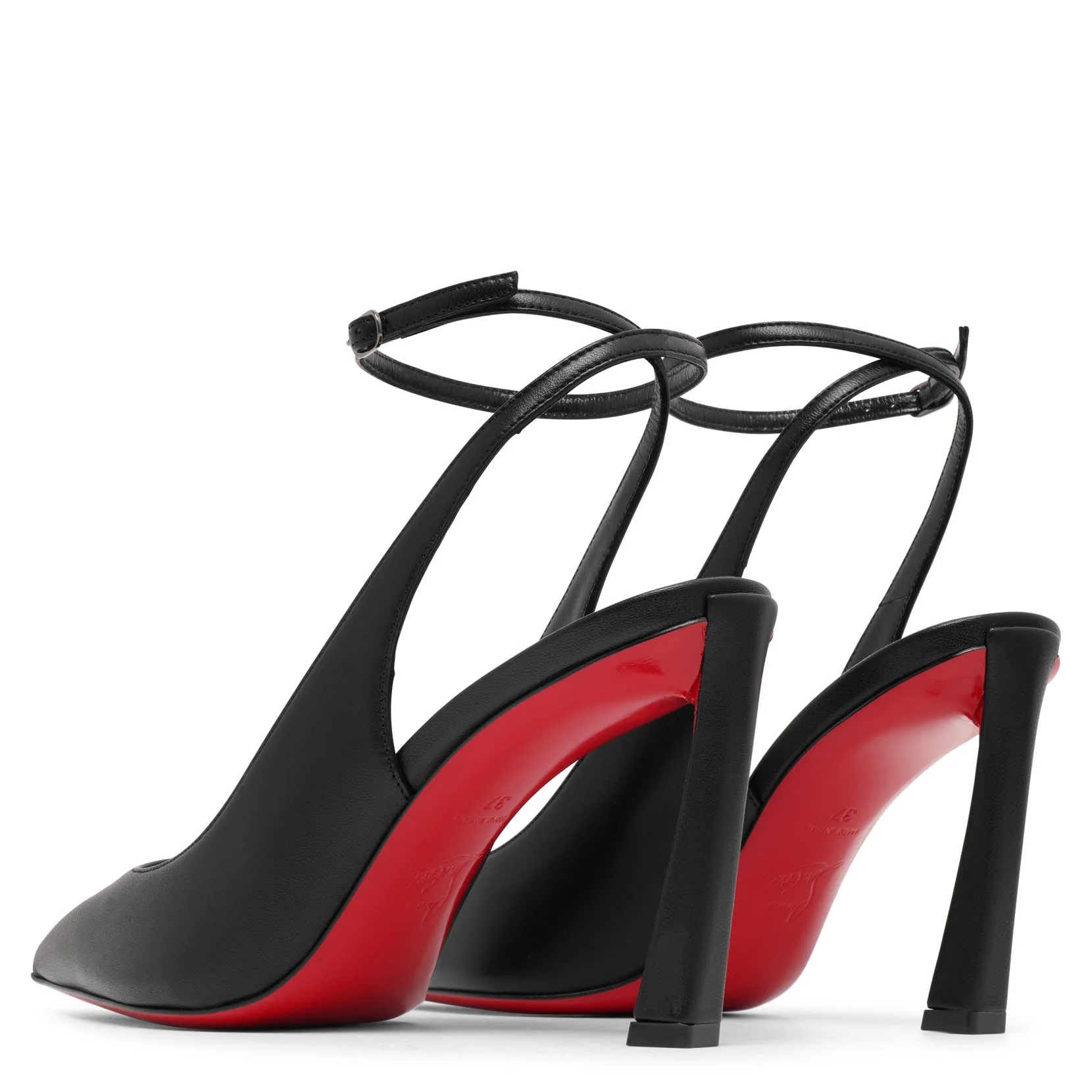 Condora strap 85 black leather pumps - Image 5