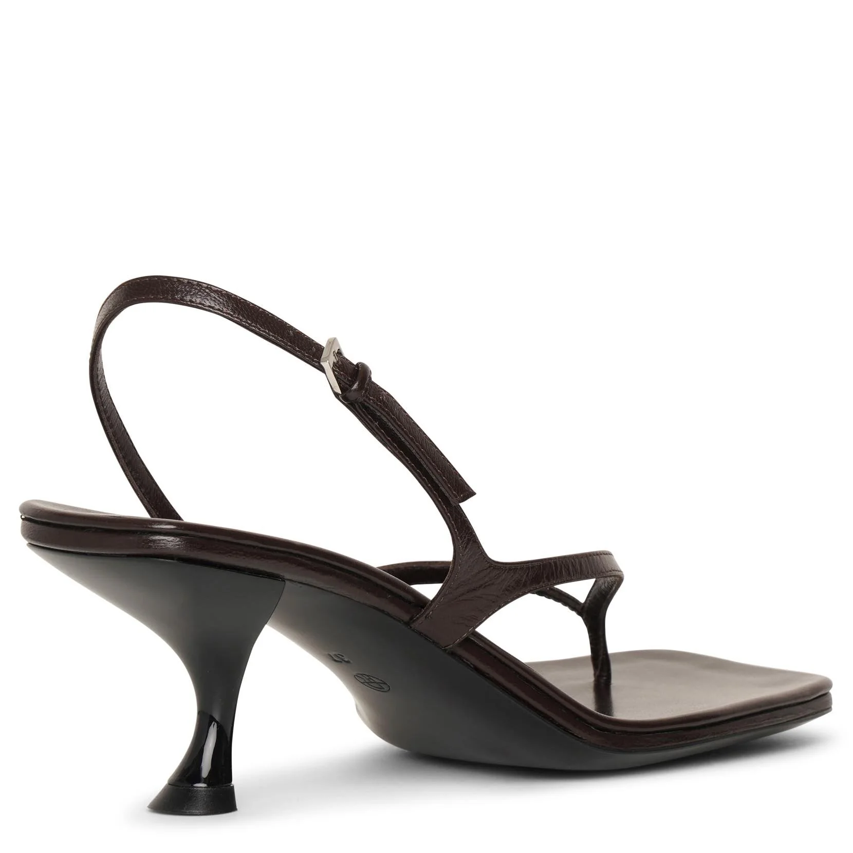 Constance mocha leather sandals - Image 4