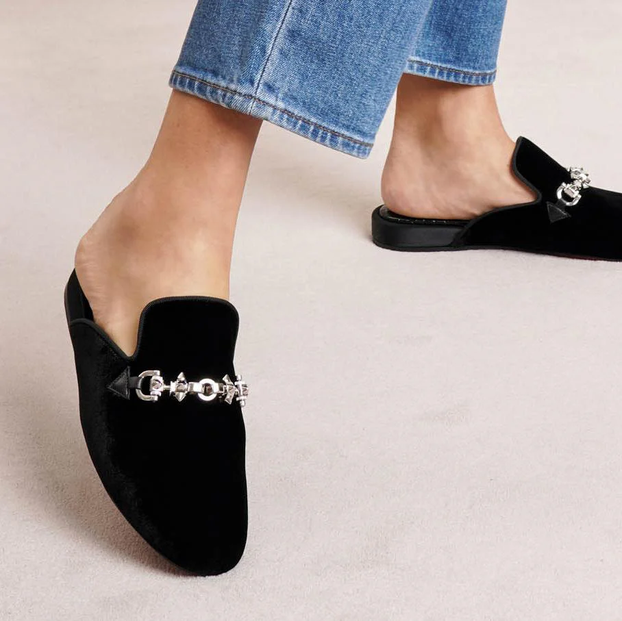 Coolito Swing velvet moccasin flats - Image 6