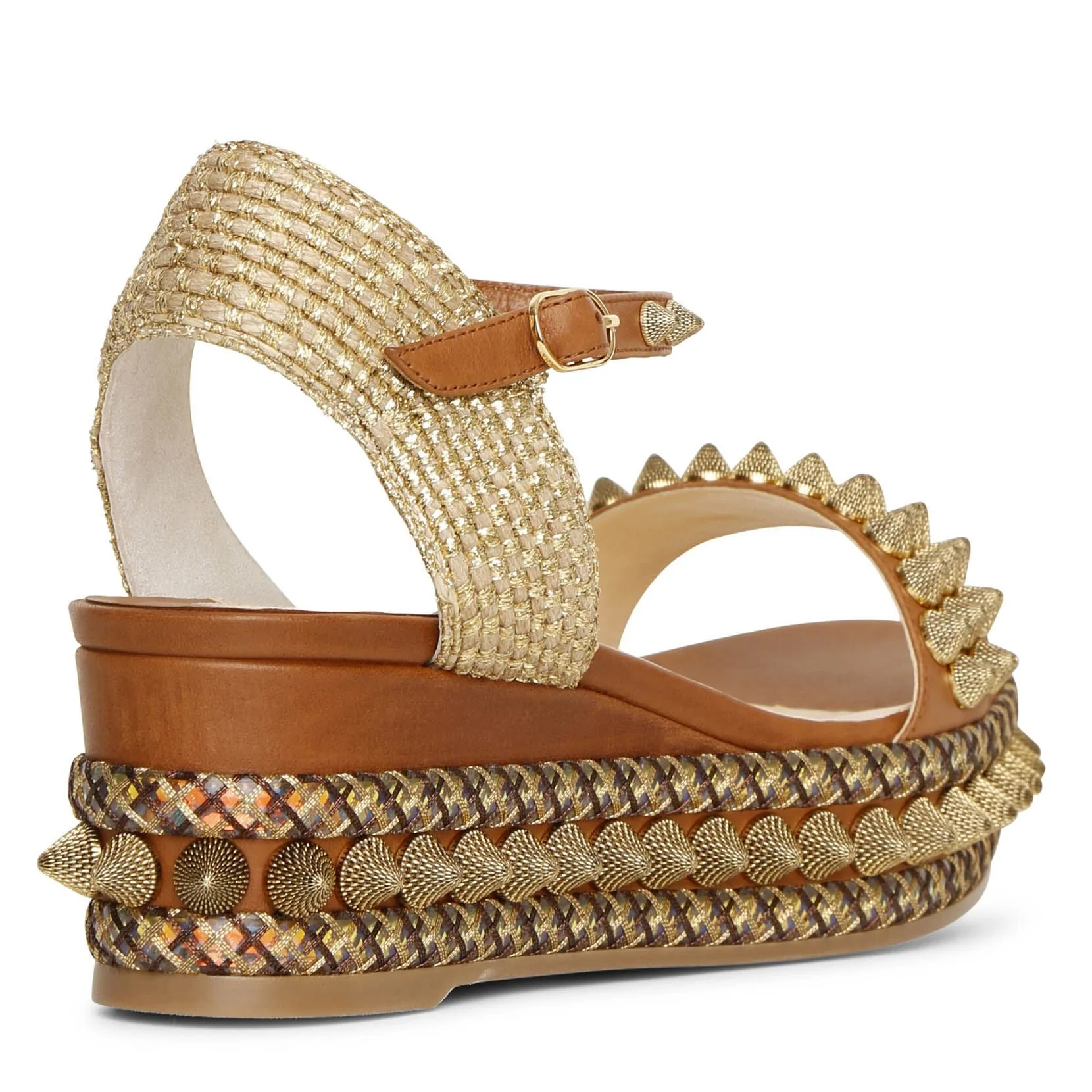 Cordorella 60 leather flatform sandals - Image 3