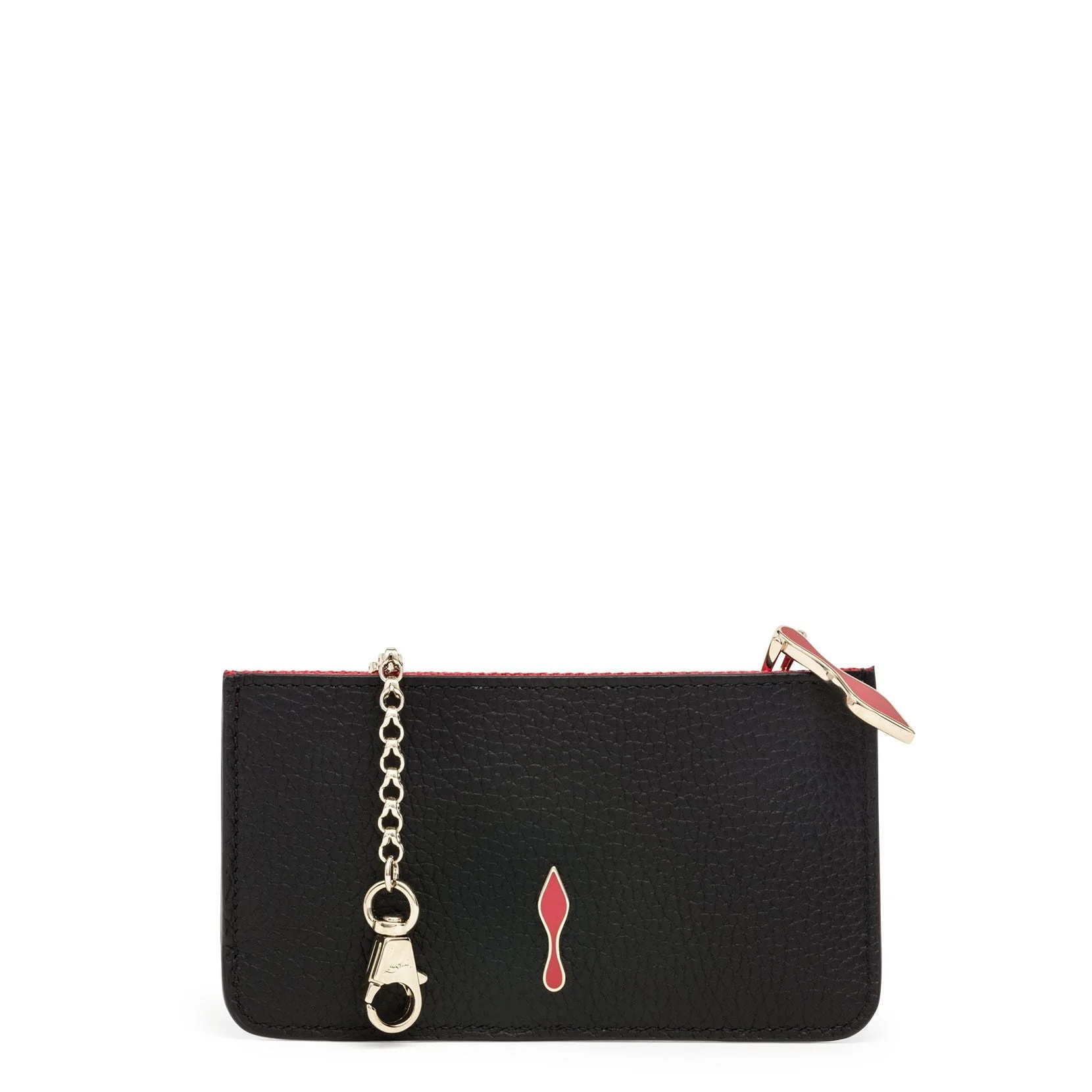 Credilou black leather key & card holder - Image 3